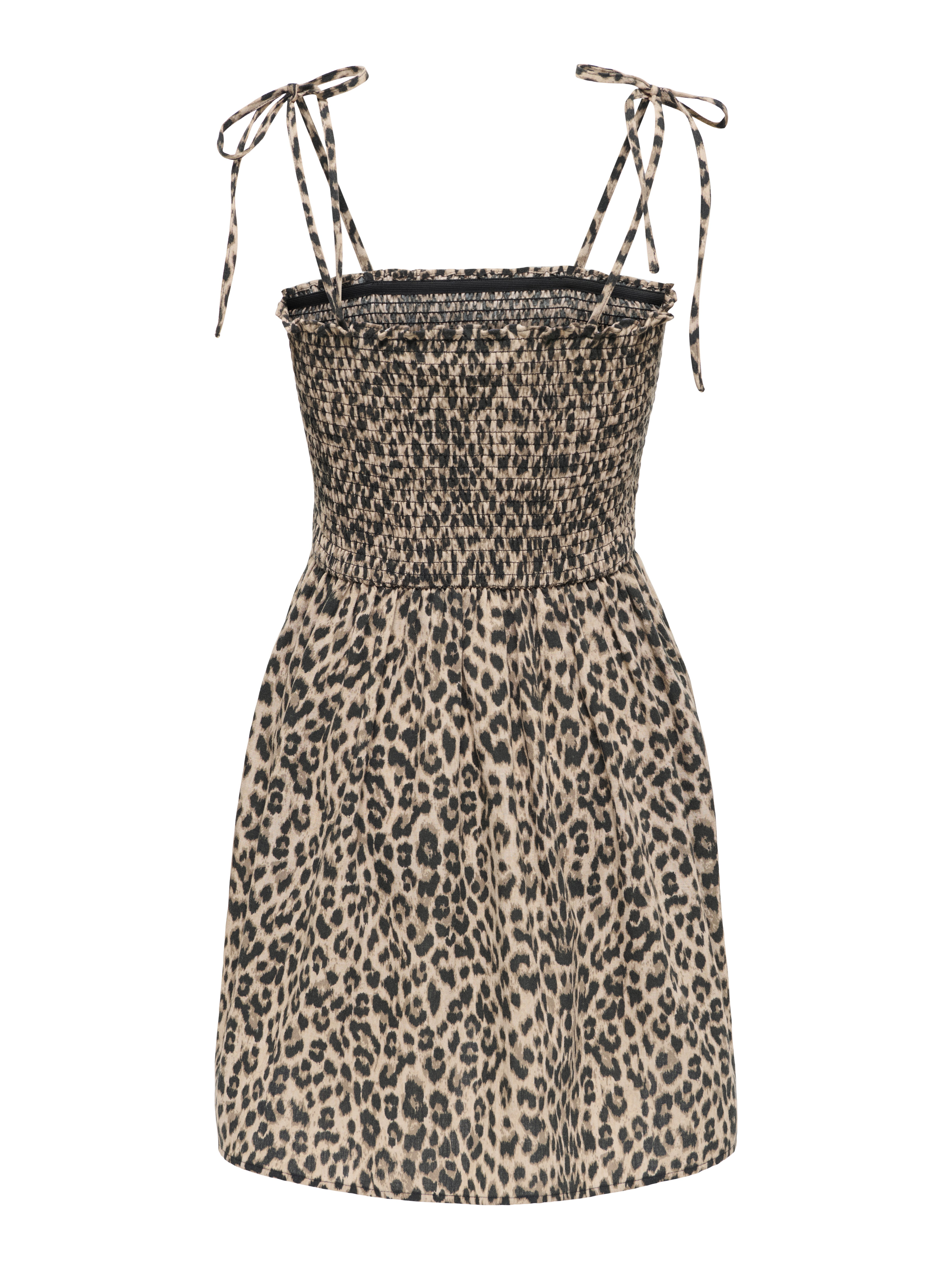 ONLY Sommerkleid ONLEMMIA SMOCK DRESS PNT Materialmix, stretch