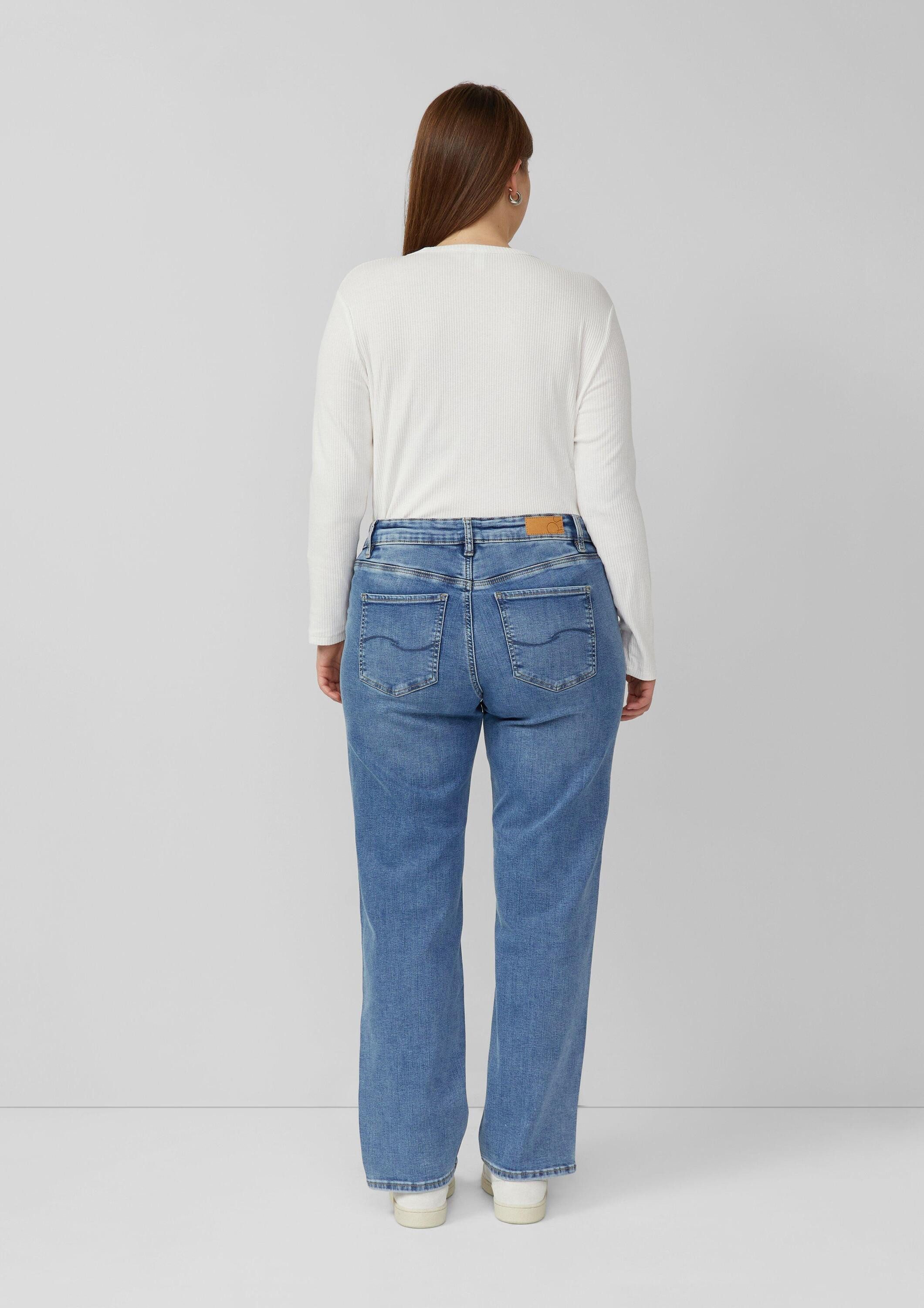 QS Regular-fit-Jeans Jeans-Hose Jeans / Slim Fit / Mid Rise / Straight Leg