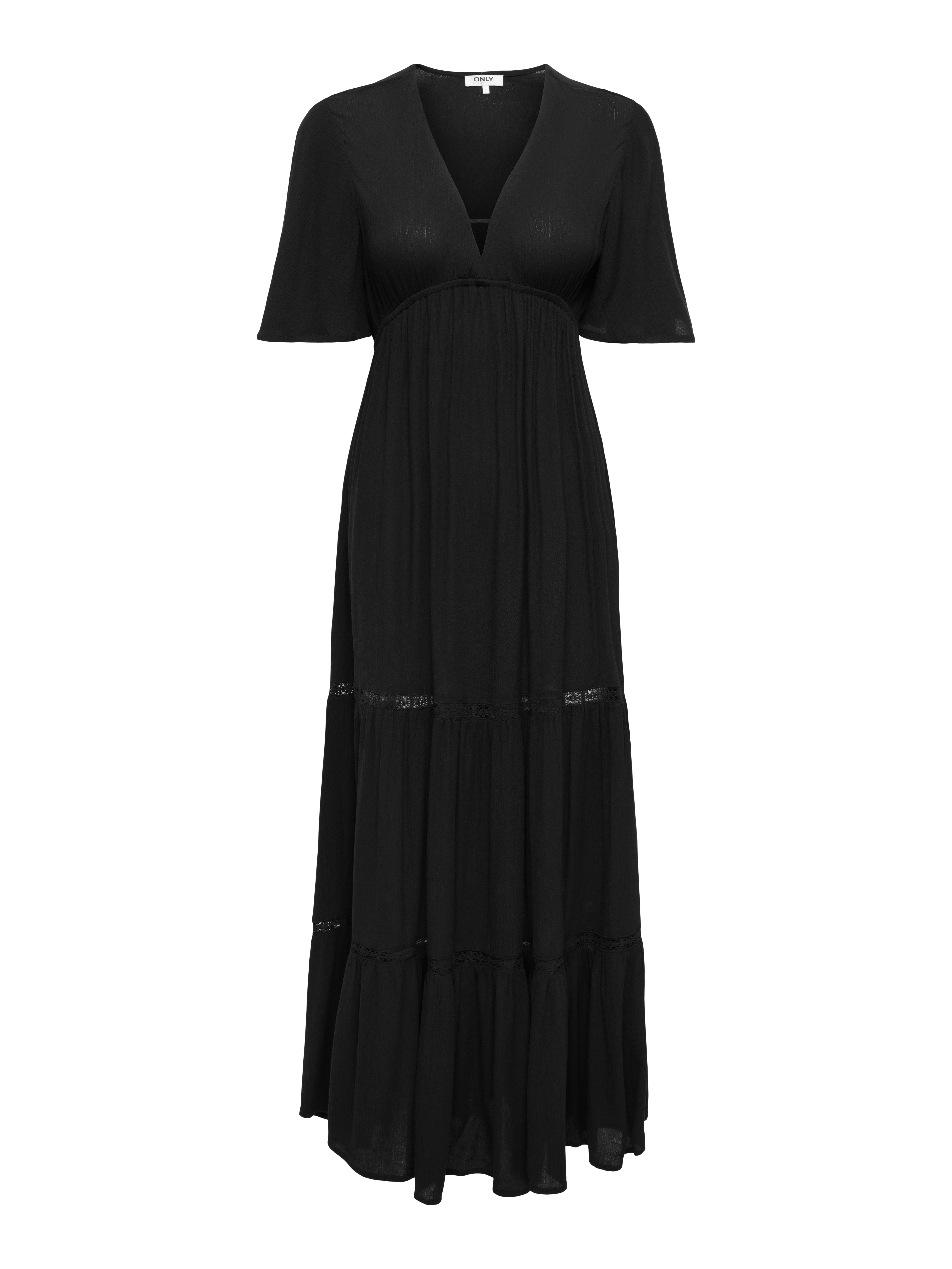 Maxikleid ONLMYA CHIARA S/S LONG V DRESS WVN