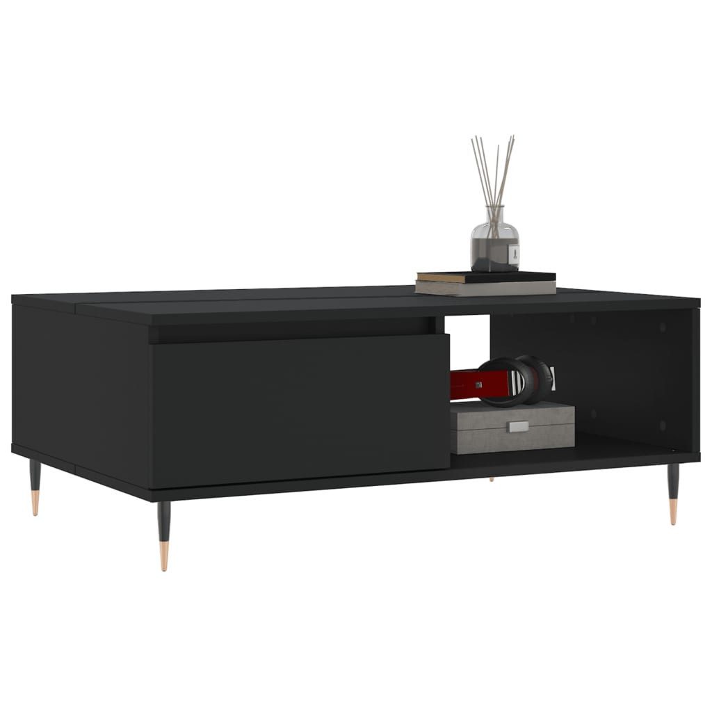 vidaXL Couchtisch Couchtisch Schwarz 90x60x35 cm günstig online kaufen