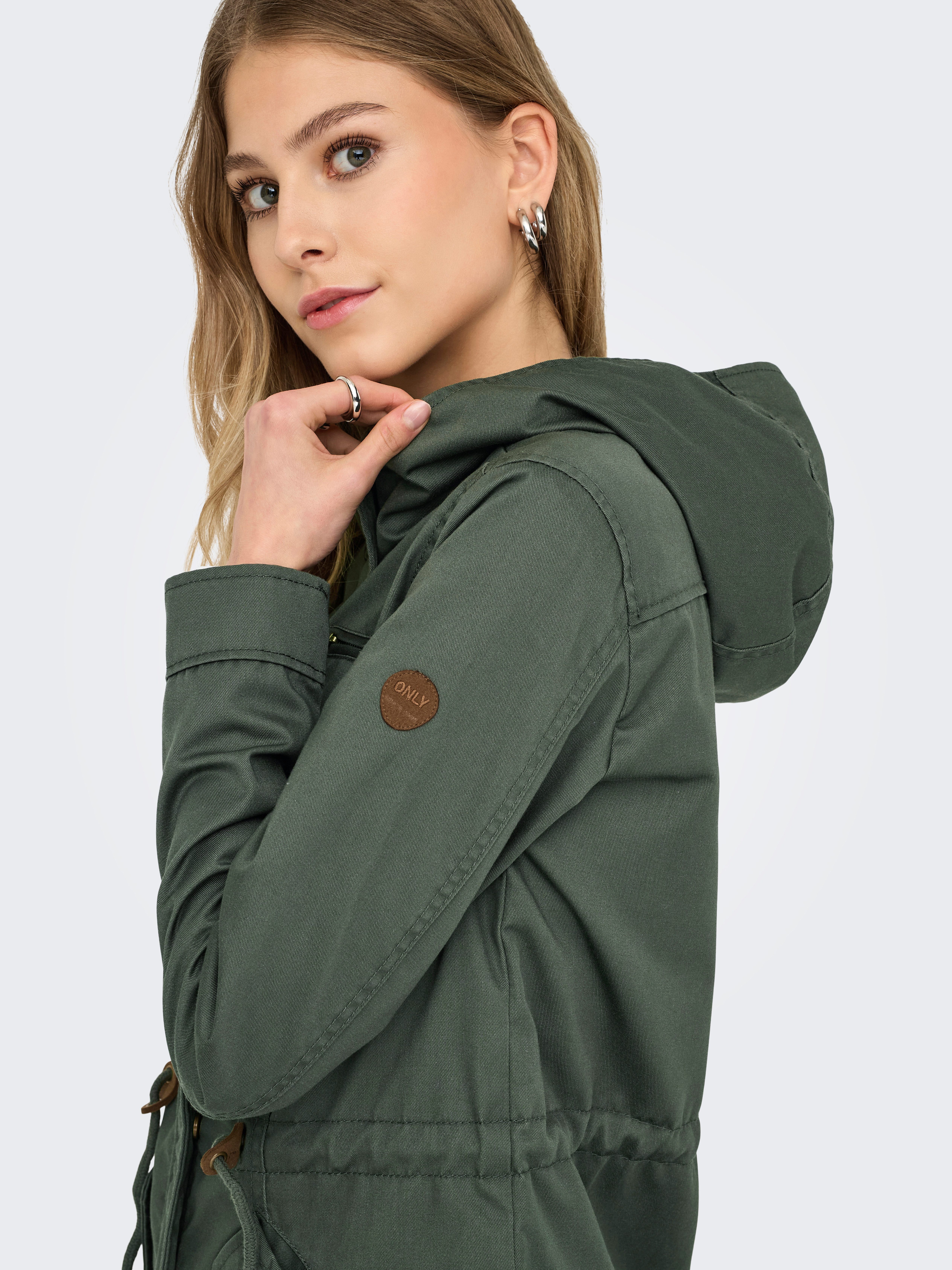 ONLY Parka ONLLORCA CANVAS PARKA CC OTW mit Kapuze