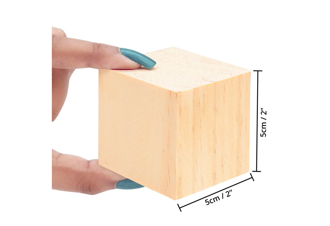 Thumbnail - Belle Vous Kantholz Holzwürfel Set - DIY Puzzle zum Zahlen Lernen, (1-tlg)