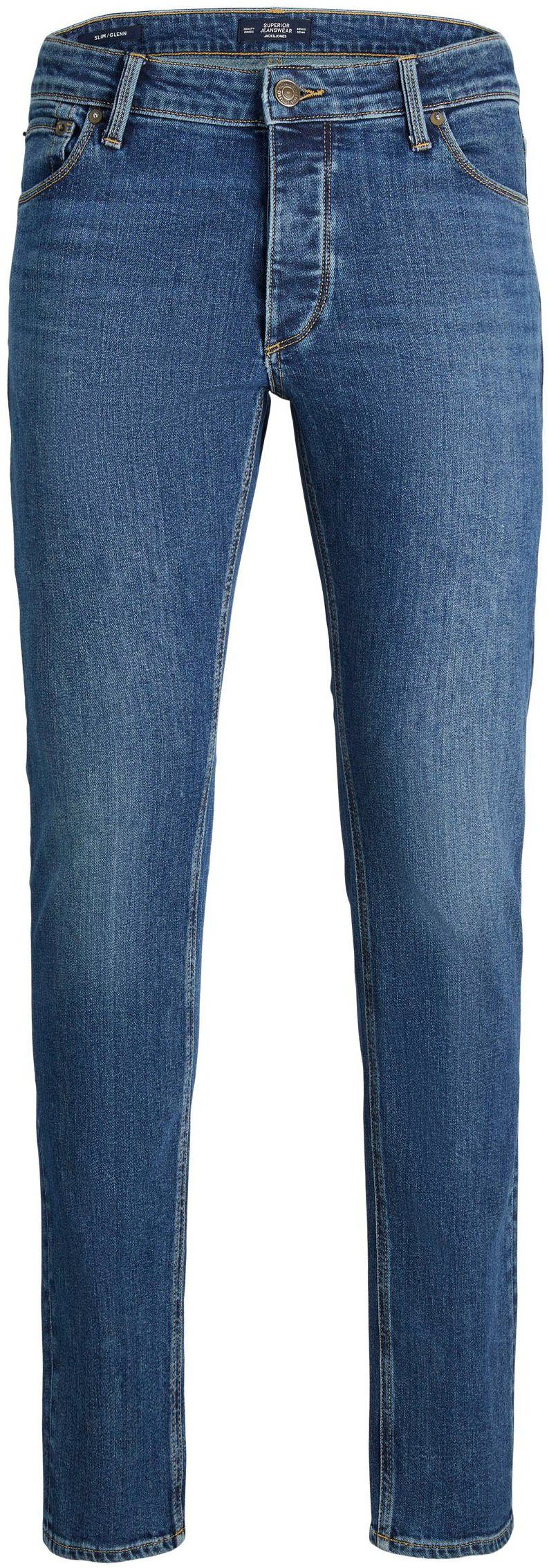 JJEVAN LID 477 Blue JJIGLENN Jones Slim-fit-Jeans Jack & Denim AM