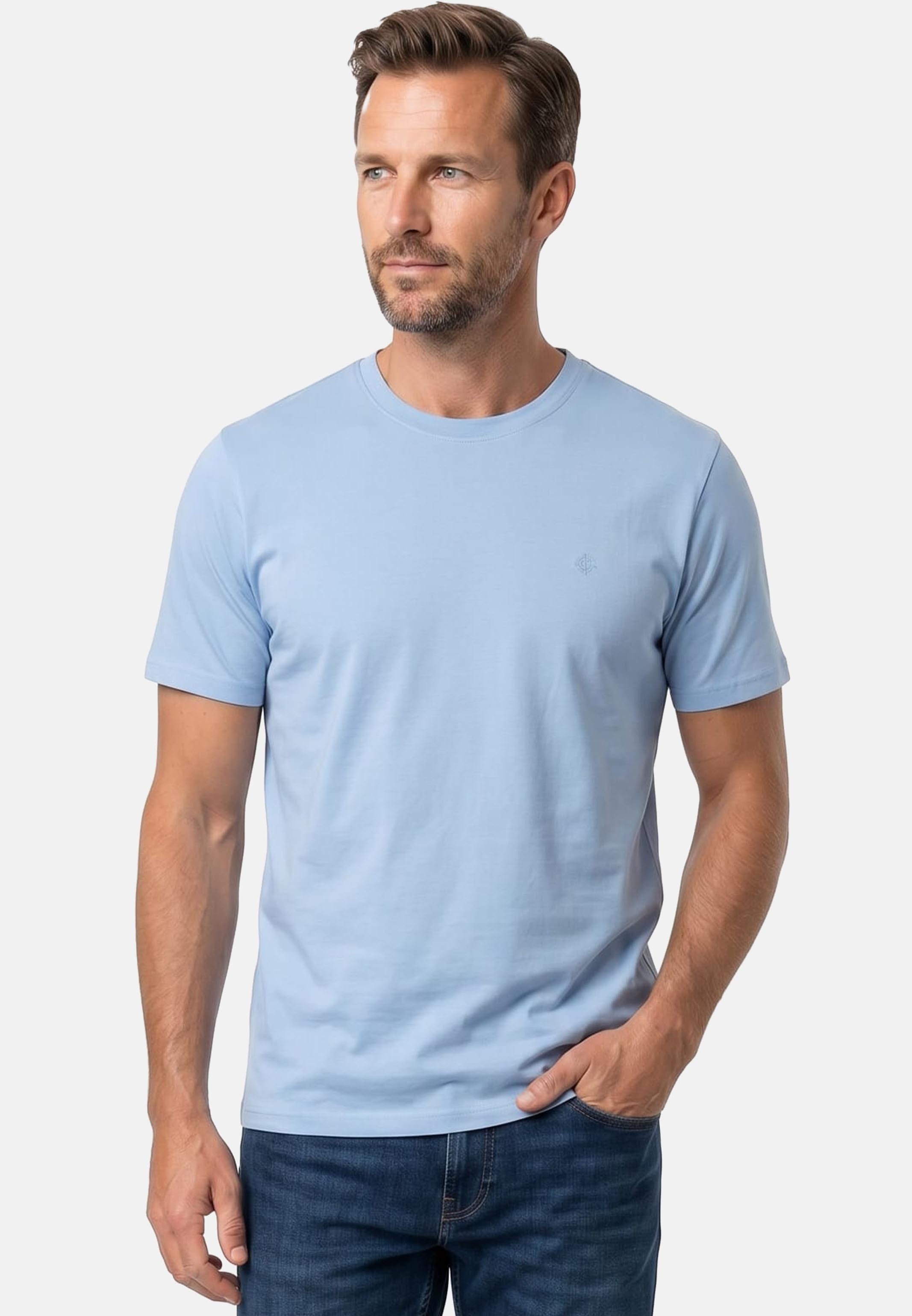 CASAMODA T-Shirt 3er Pack Basic (Spar-Set, 3-tlg) T-Shirt - Baumwolle - Atmungsaktiv - Reine Baumwollqualität