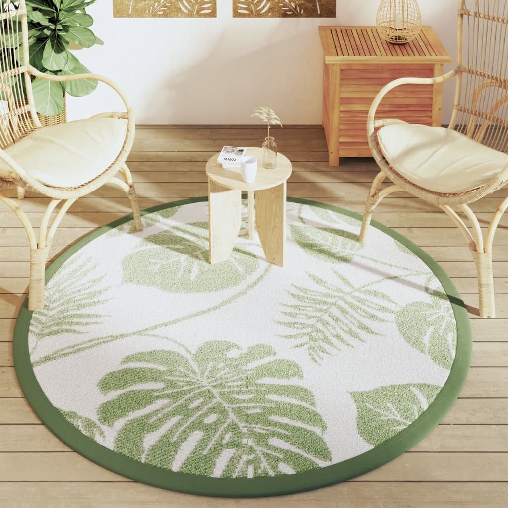 vidaXL Outdoorteppich Outdoor-Teppich ARAKIL Grün Ø160 günstig online kaufen