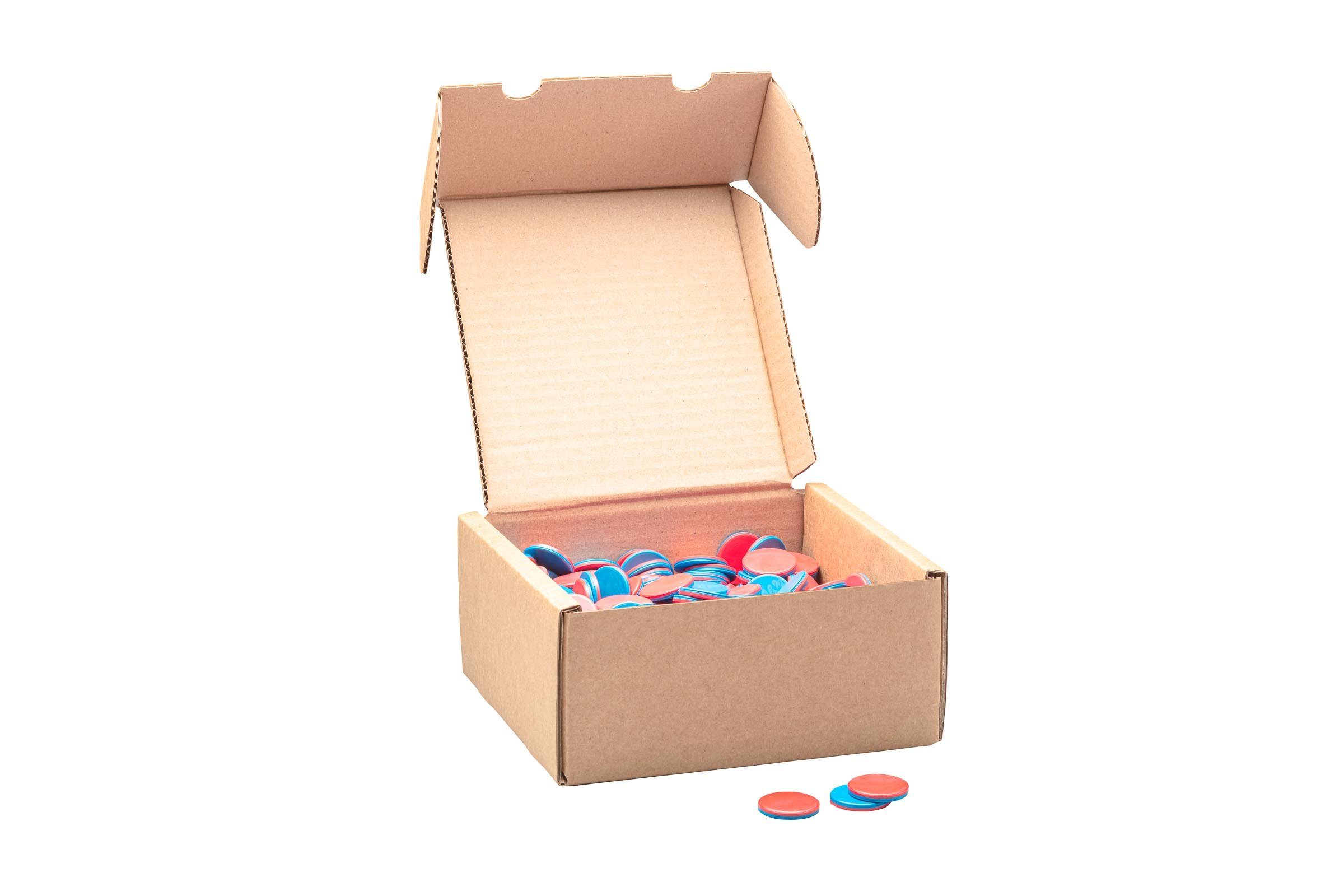 Wissner® aktiv lernen Lernspielzeug Wendeplättchen (Rot/Blau) (400 Stück), Zählchips Zählen RE-Plastic®, RE-Plastic®