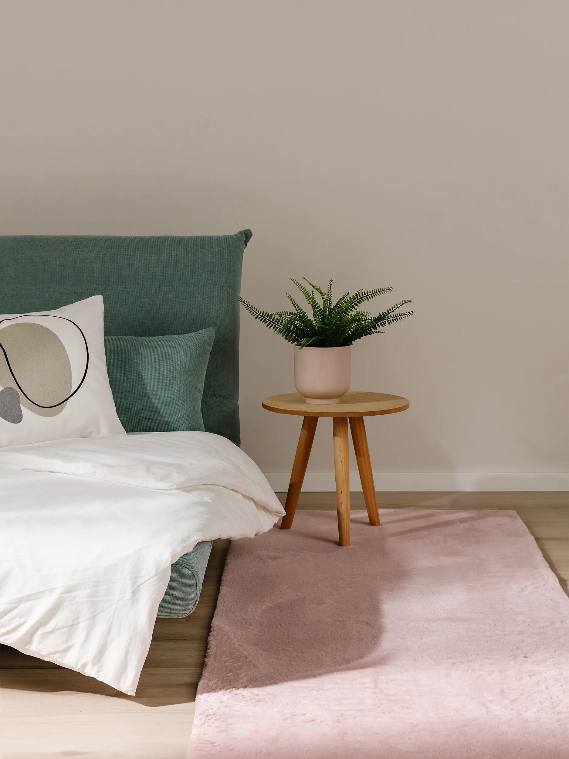 benuta Fellteppich Furry, rechteckig, Höhe: 11 mm, Teppich Wohnzimmer, Esszimmer, Schlafzimmer, Flur, Weich, Rutschfest
