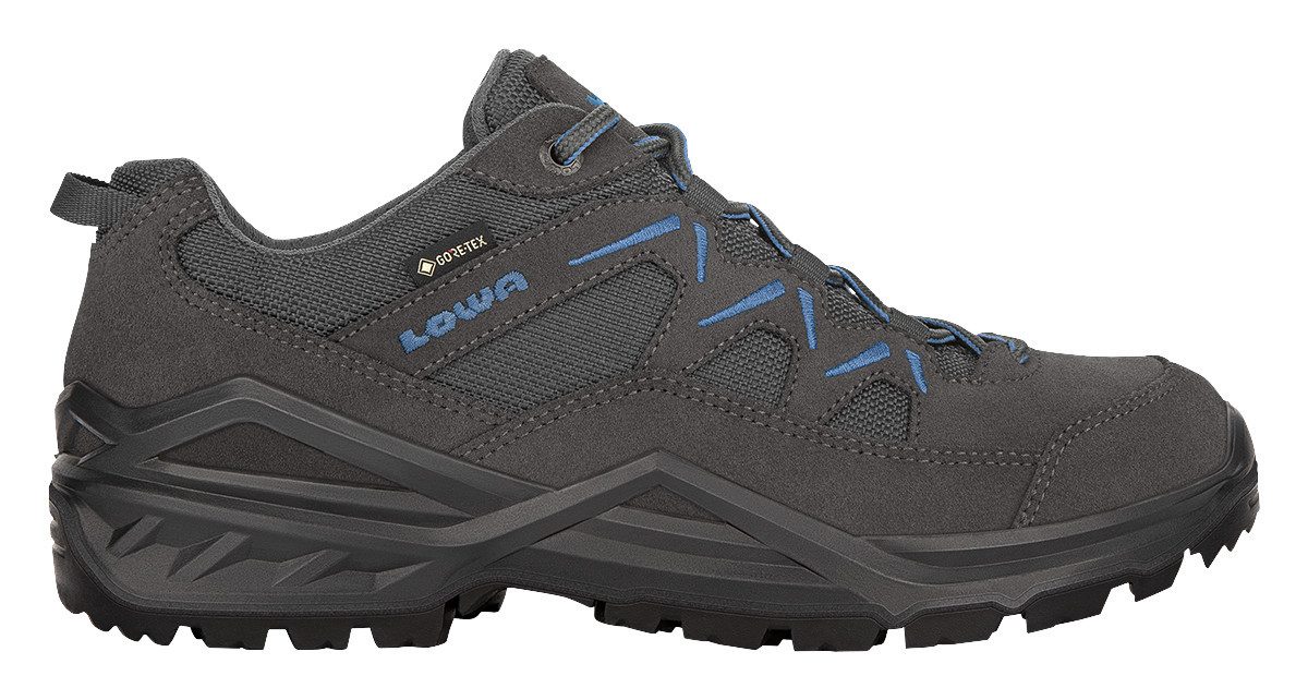 Lowa LOWA Herren SIRKOS EVO GTX LO 311805-9704 graphit/blau Trekkingschuh