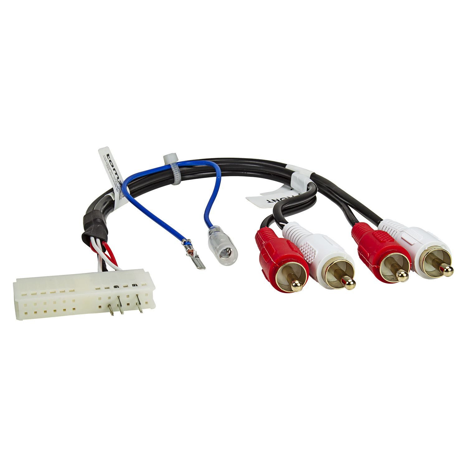 tomzz Audio Quadlock Aktivsystemadapter Einsatz mit Cinch Stecker passt für Audi V KFZ-Adapter