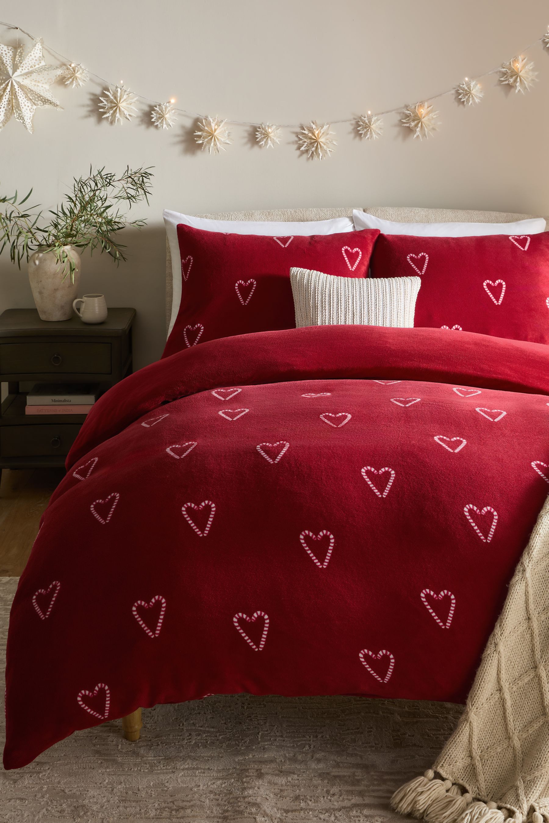 Next Bett-Set Weihnachtliche Bettgarnitur aus Fleece, günstig online kaufen