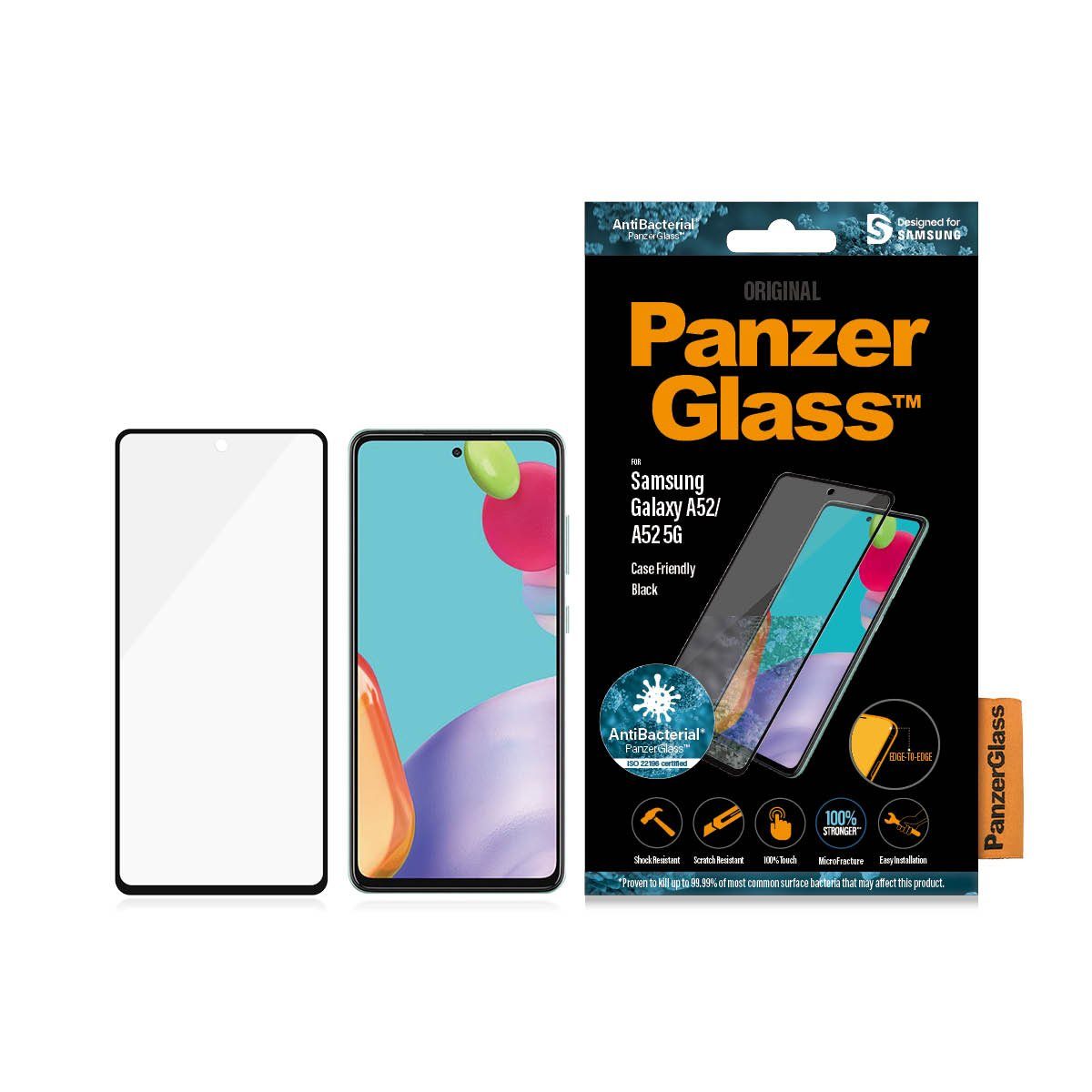 PanzerGlass Displayschutzfolie 7253 für Galaxy A52/ A52 5G