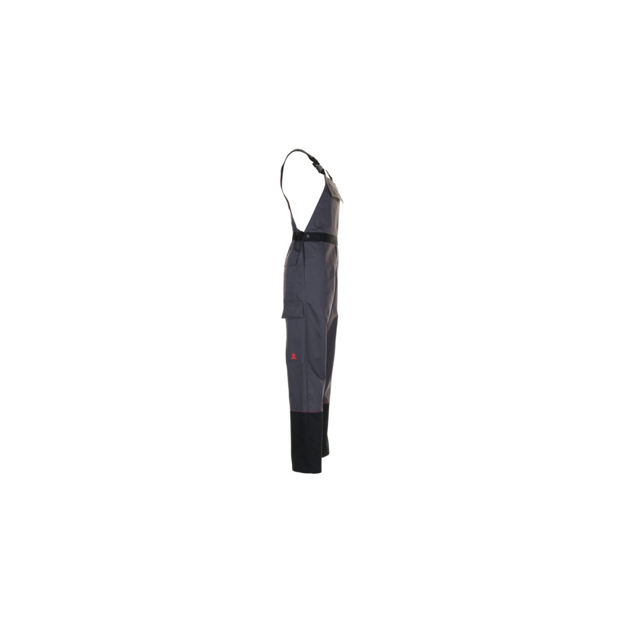 Planam 3/4-Hose Planam Latzhose Weld Shield grau/schwarz 62