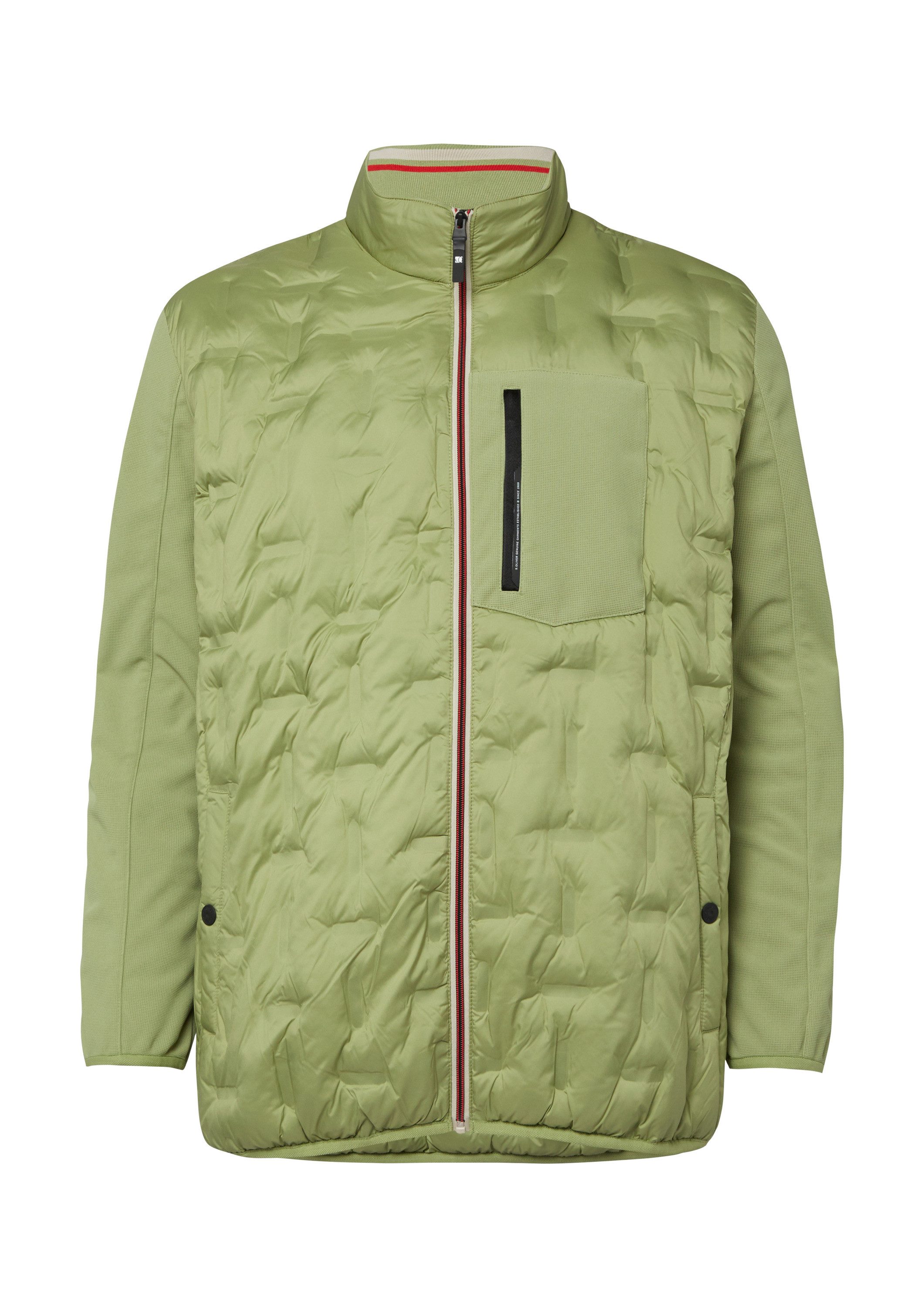 s.Oliver Funktionsjacke Outdoor-Jacke Leicht wattierte Jacke im Fabricmix mit sportiven Details
