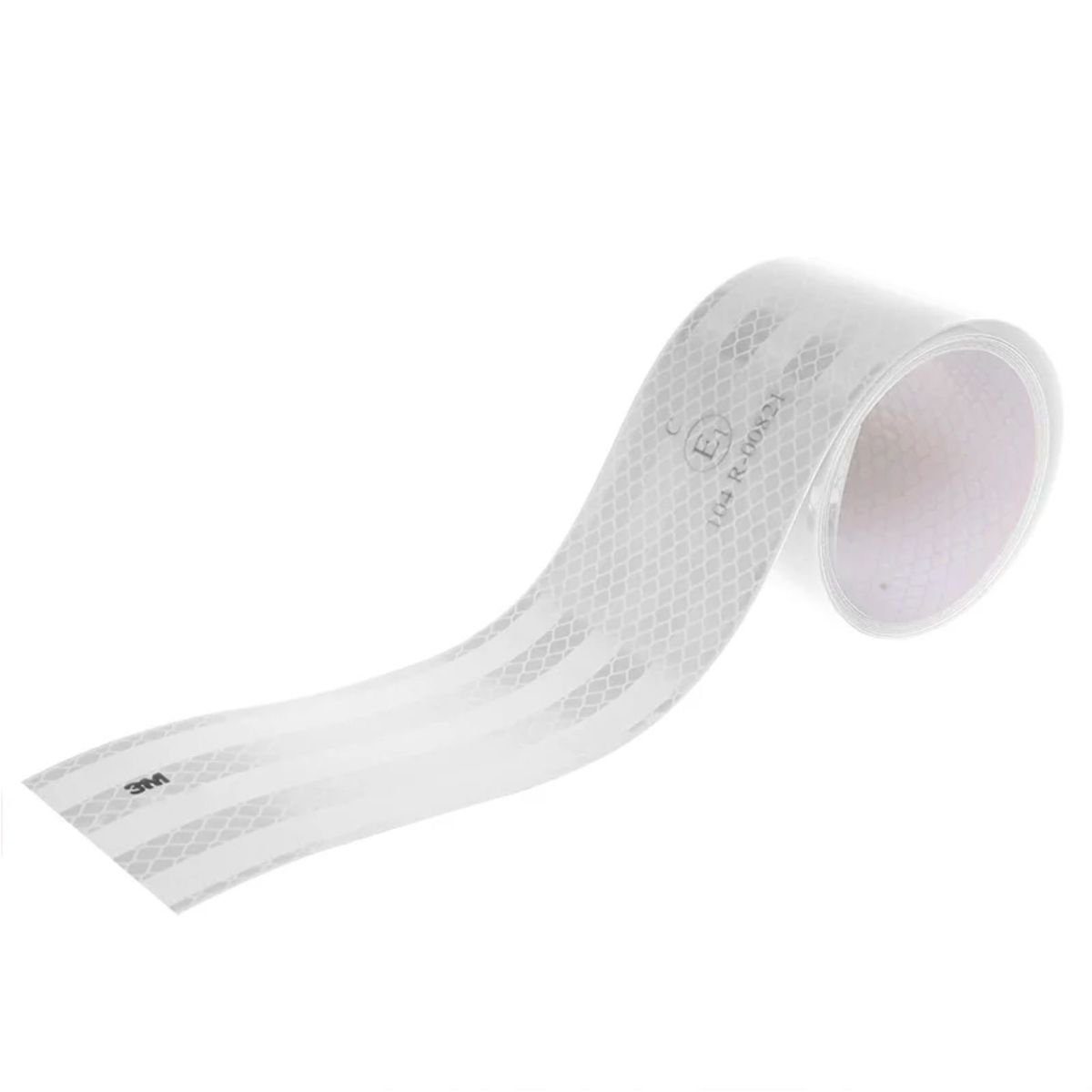 ProPlus Reflektor-Aufkleber hochwertiges Reflektorband in Weiß ca. 2 m x 50 mm selbstklebend, (1tlg), mit feinem Muster