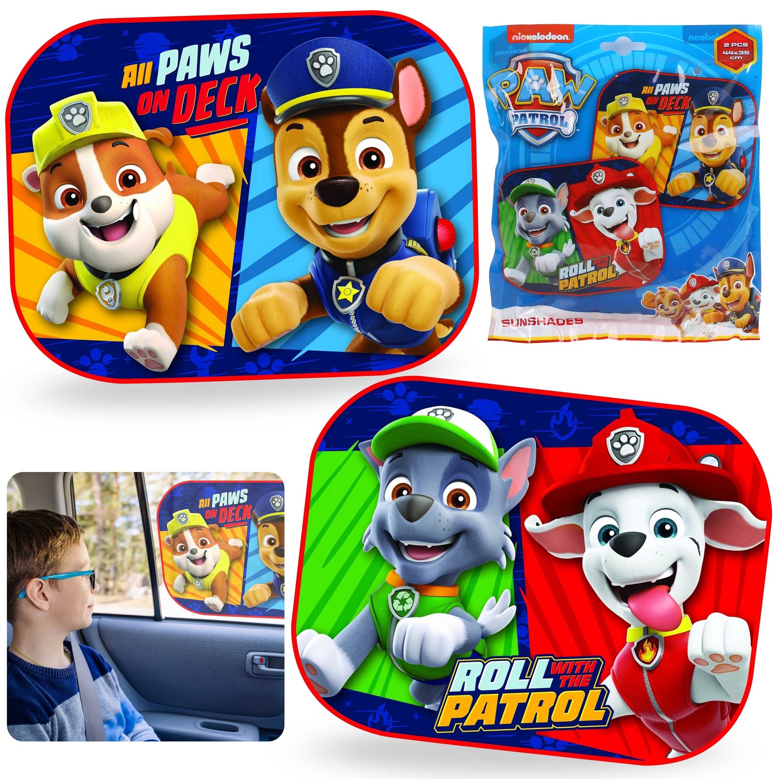 PAW PATROL Autosonnenschutz Paw Patrol Auto-Sonnenschutz, für Kinder, 2 Stück 44x35 cm