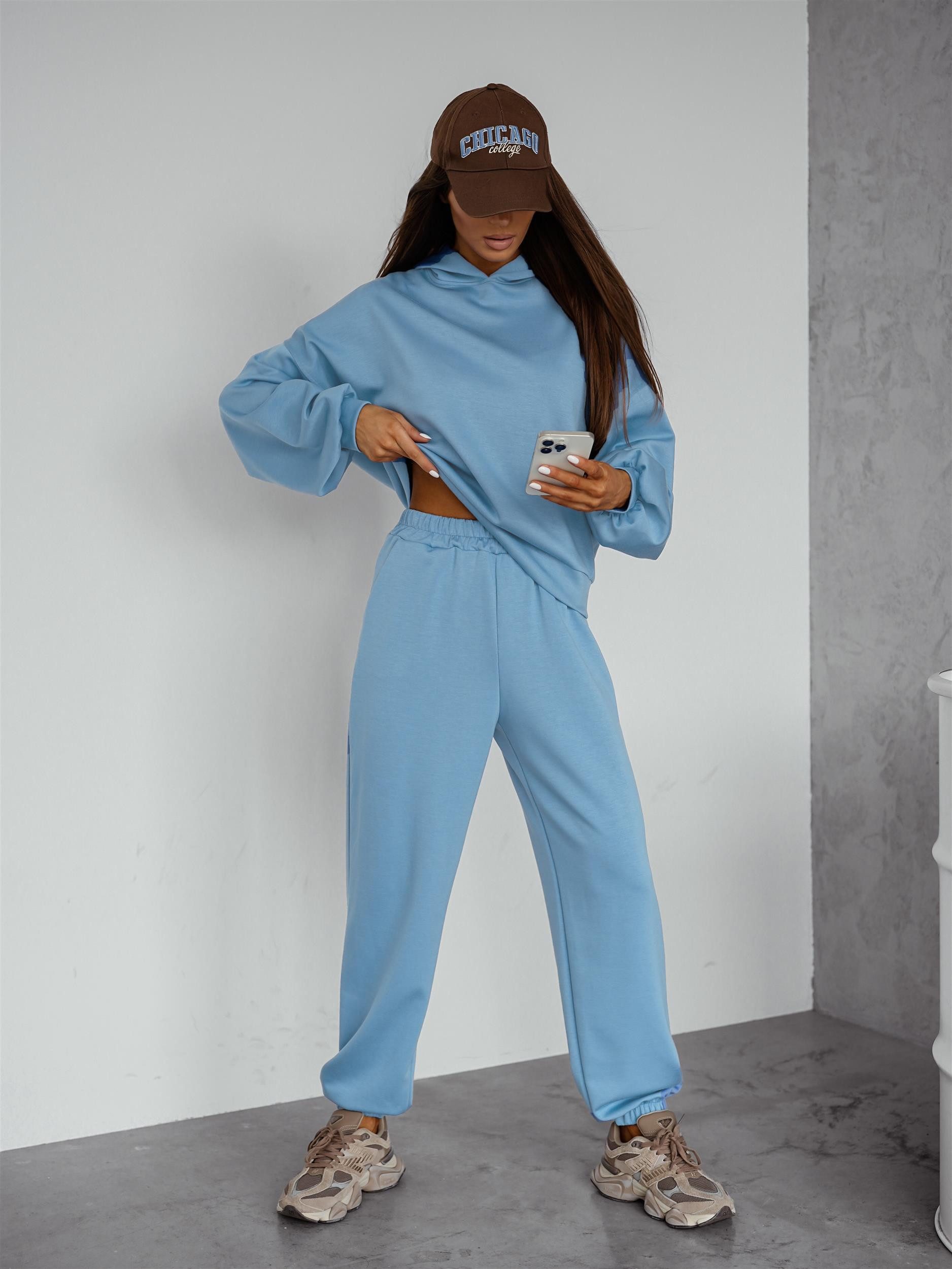 EloModa Jogginganzug Damen Trainingsanzug Oversize Jogginganzug 2-teilig Hoodie und Jogging (2-tlg)
