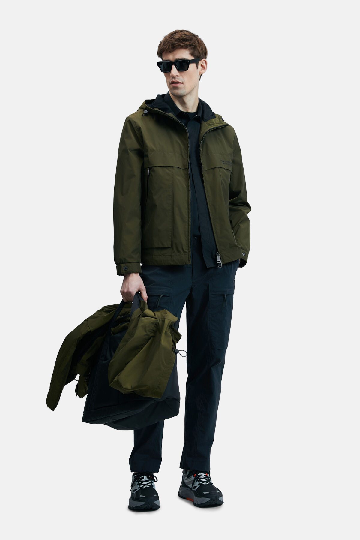 Lufian Outdoorjacke KING (1-St) im Unicolor-Design