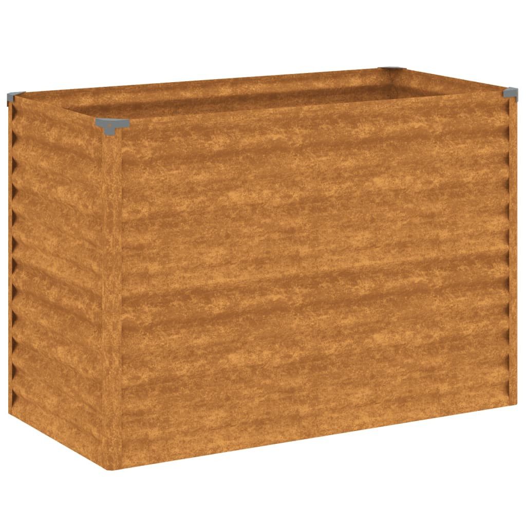 furnicato Hochbeet 100x50x69 cm Cortenstahl