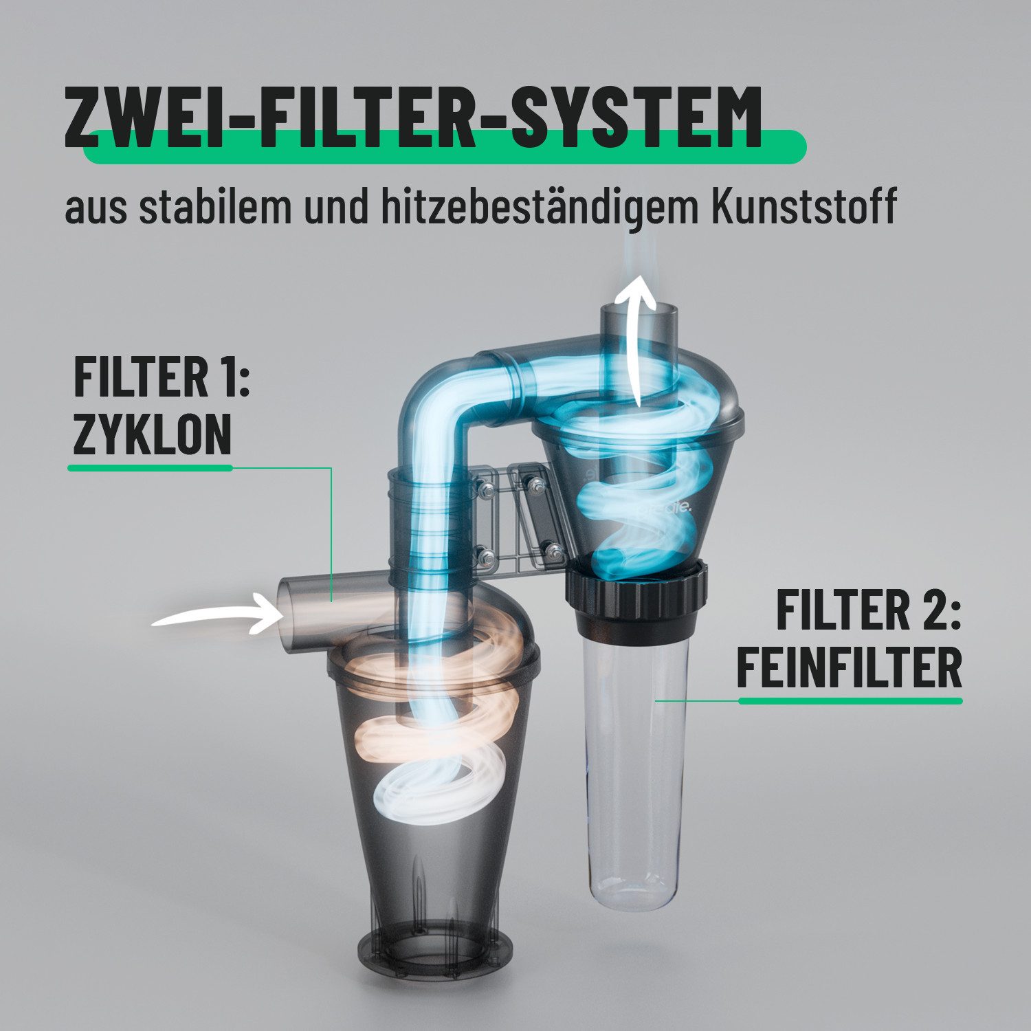 BZT Zyklon-Abscheider 60 L – Vorseparator Für Ab Produktbild-Vorschau 4