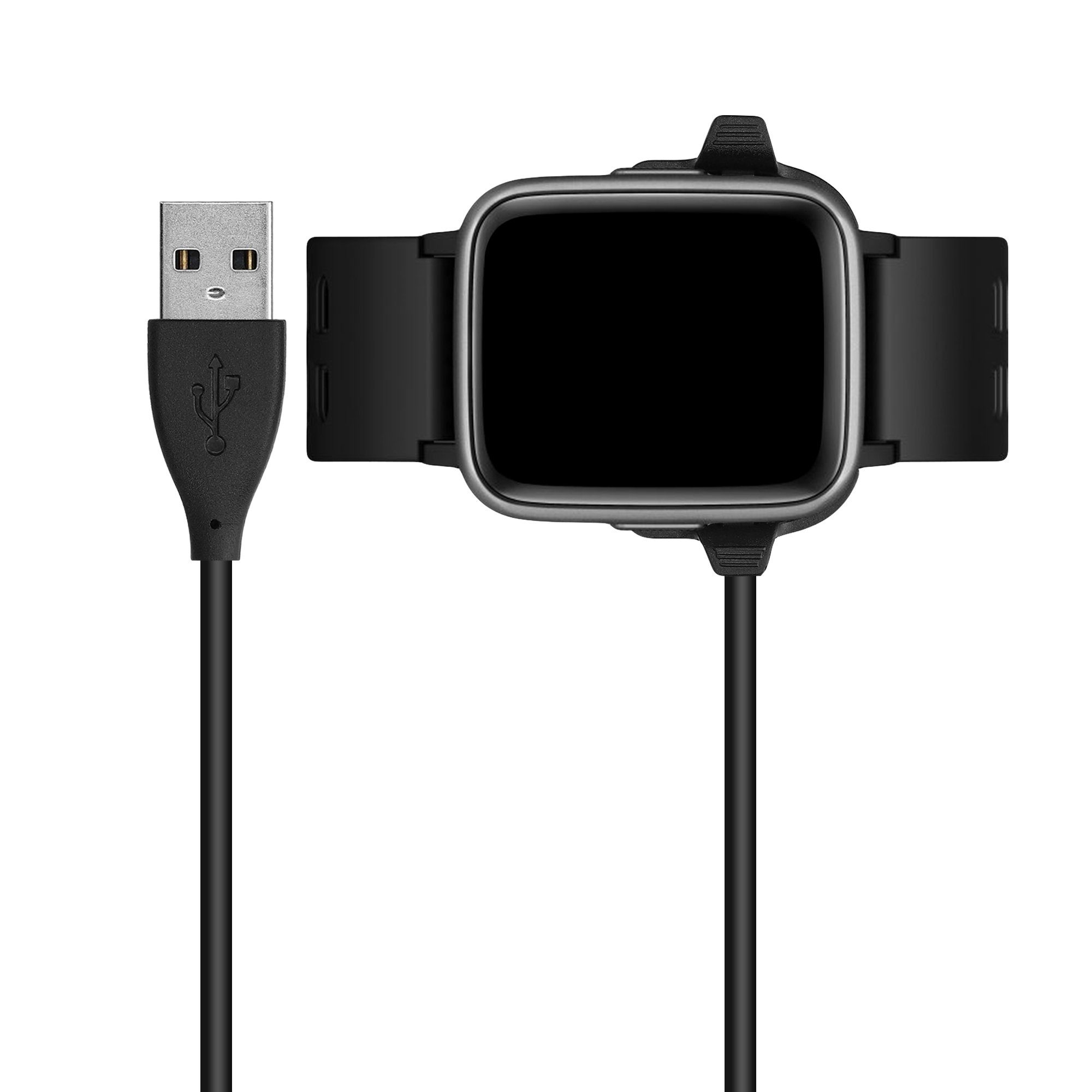 kwmobile USB Ladekabel für Willful / Smart Elektro-Kabel, - Ersatzkabel Watch SW020 Yamay Charger Aufladekabel Kabel ID205 - Fitnesstracker