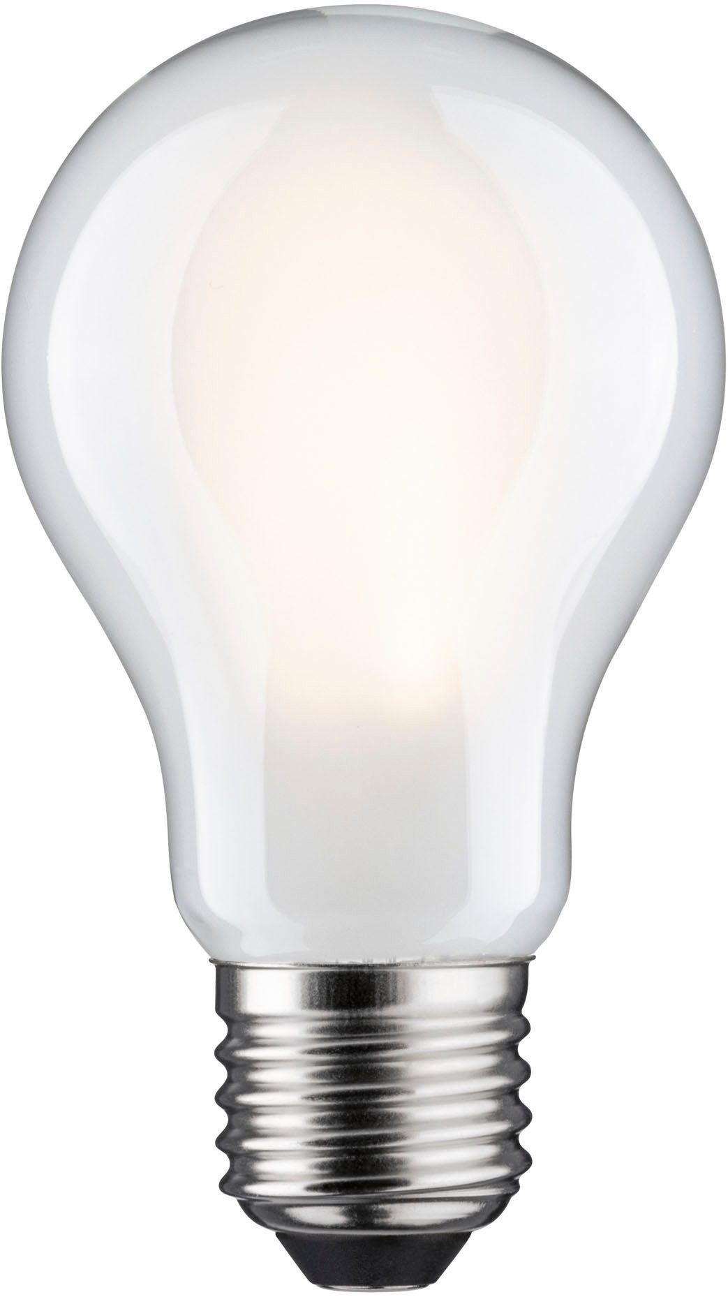 Paulmann LED-Leuchtmittel Eco-Line Filament 230V LED Birne E27 806lm 4,3W 3000K dimmbar Matt, E27, 1 St., Warmweiß