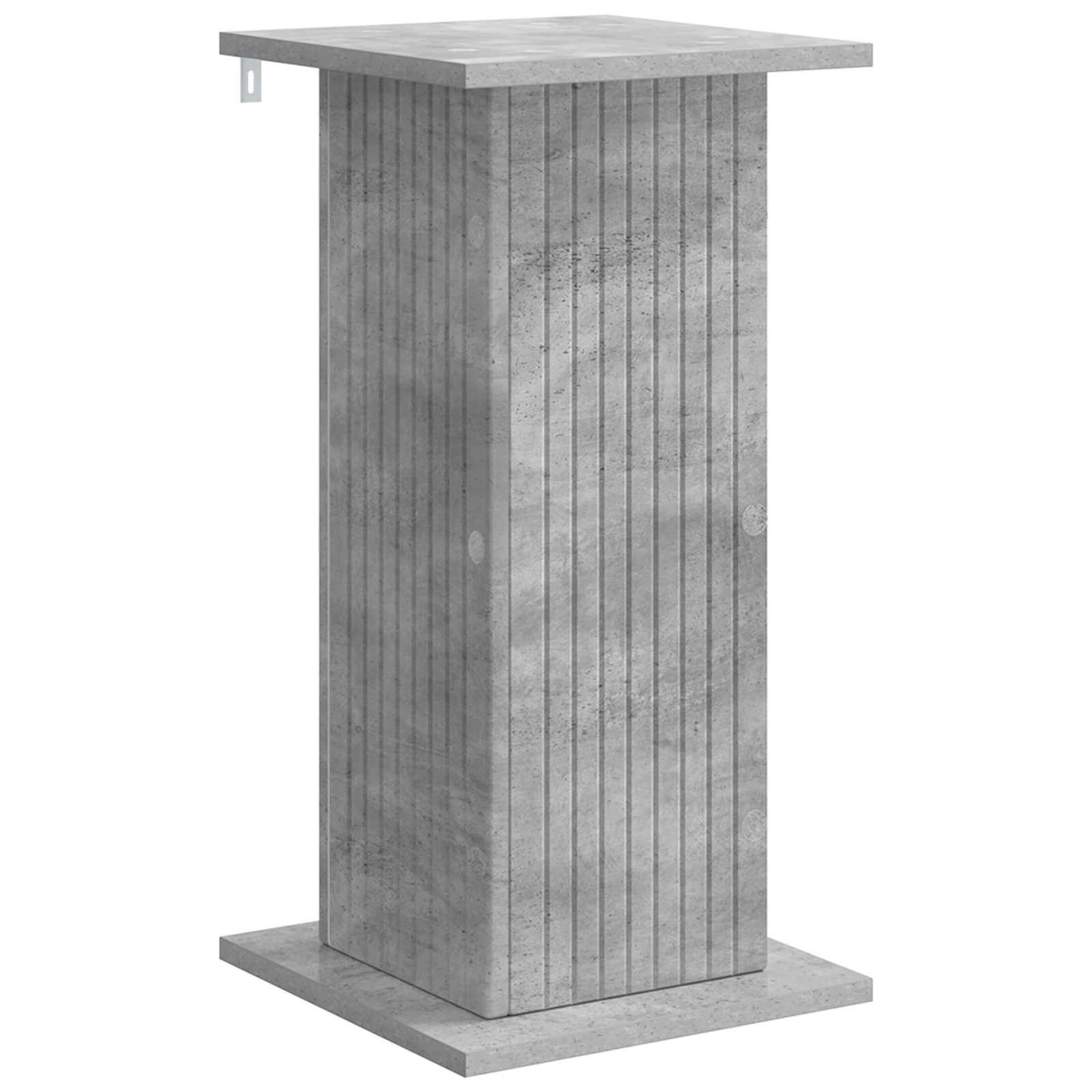 vidaXL Blumenständer Pflanzenständer Betongrau 30,5 x 30 x 60,5 cm Holzwerkstoff (1 St)