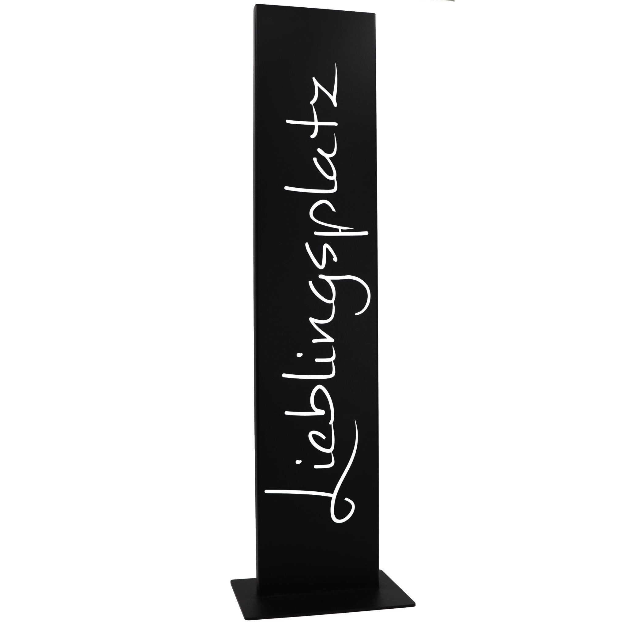 Rostikal Metallschild Lieblingsplatz Garten Schild Metall Deko, handmade