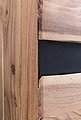 FINEBUY Sideboard »FB46388«, Sideboard 148 x 85 x 43 cm Massiv-Holz Akazie Natur Baumkante Anrichte, Landhaus-Stil Highboard mit 3 Türen, Flur Schrank Kommode, Bild 7