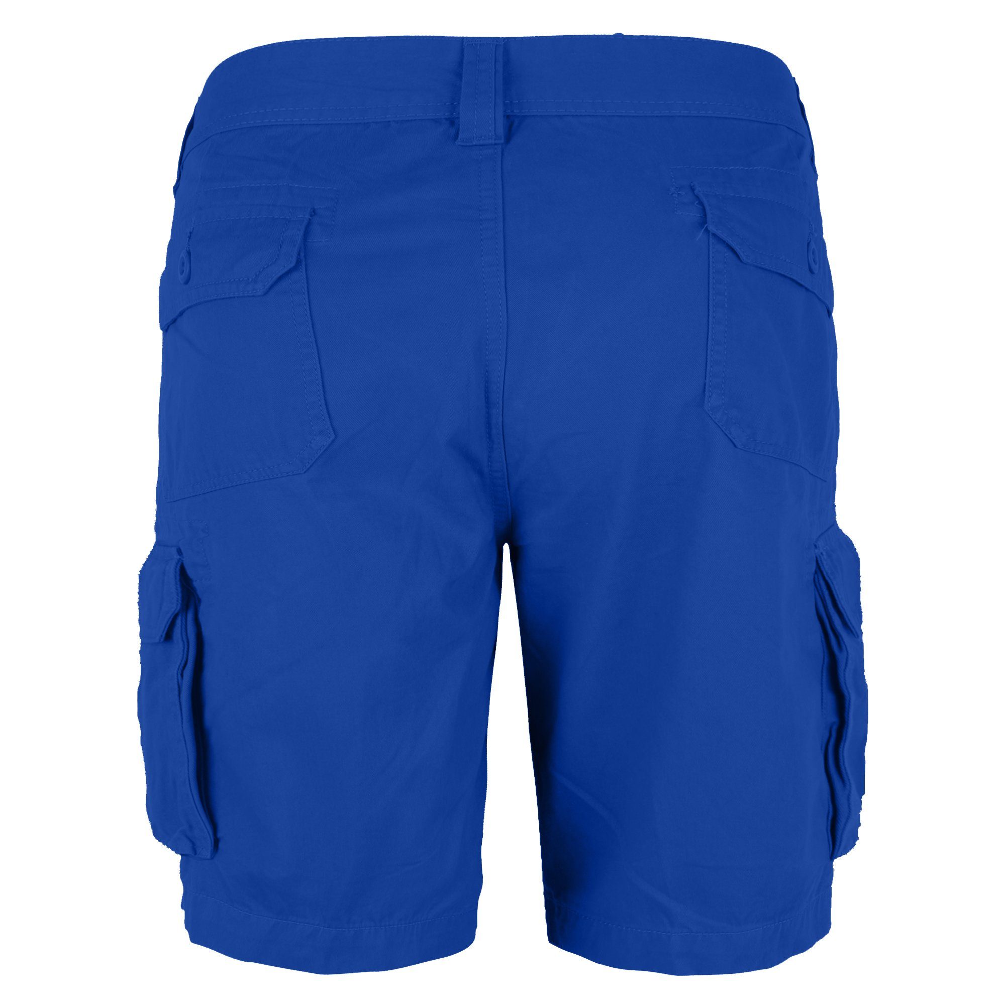 Bermuda Königsblau Baumwolle Passform Shorts Herren 100% Cargo Hose BlauerHafen Cargoshorts Normale