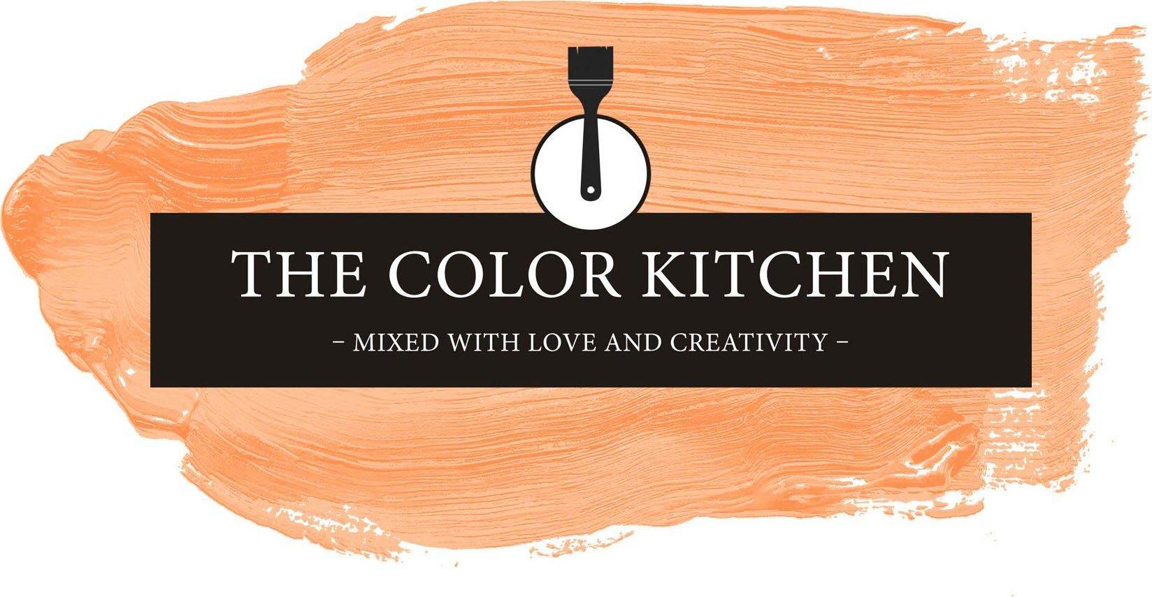 A.S. Création Wand- und Deckenfarbe Seidenmatt Innenfarbe THE COLOR KITCHEN, für Wohnzimmer Schlafzimmer Flur Küche, versch. Orangetöne TCK5010 Pure Papaya
