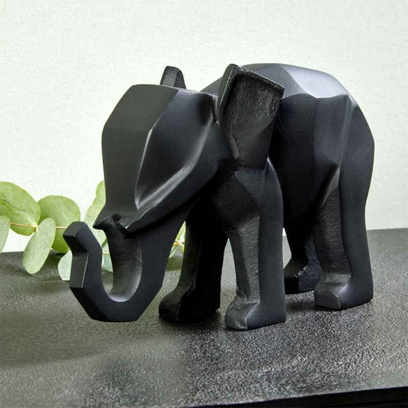 Lambert Dekofigur Lambert Figur Elefant Aluminium Sandguß anthrazit