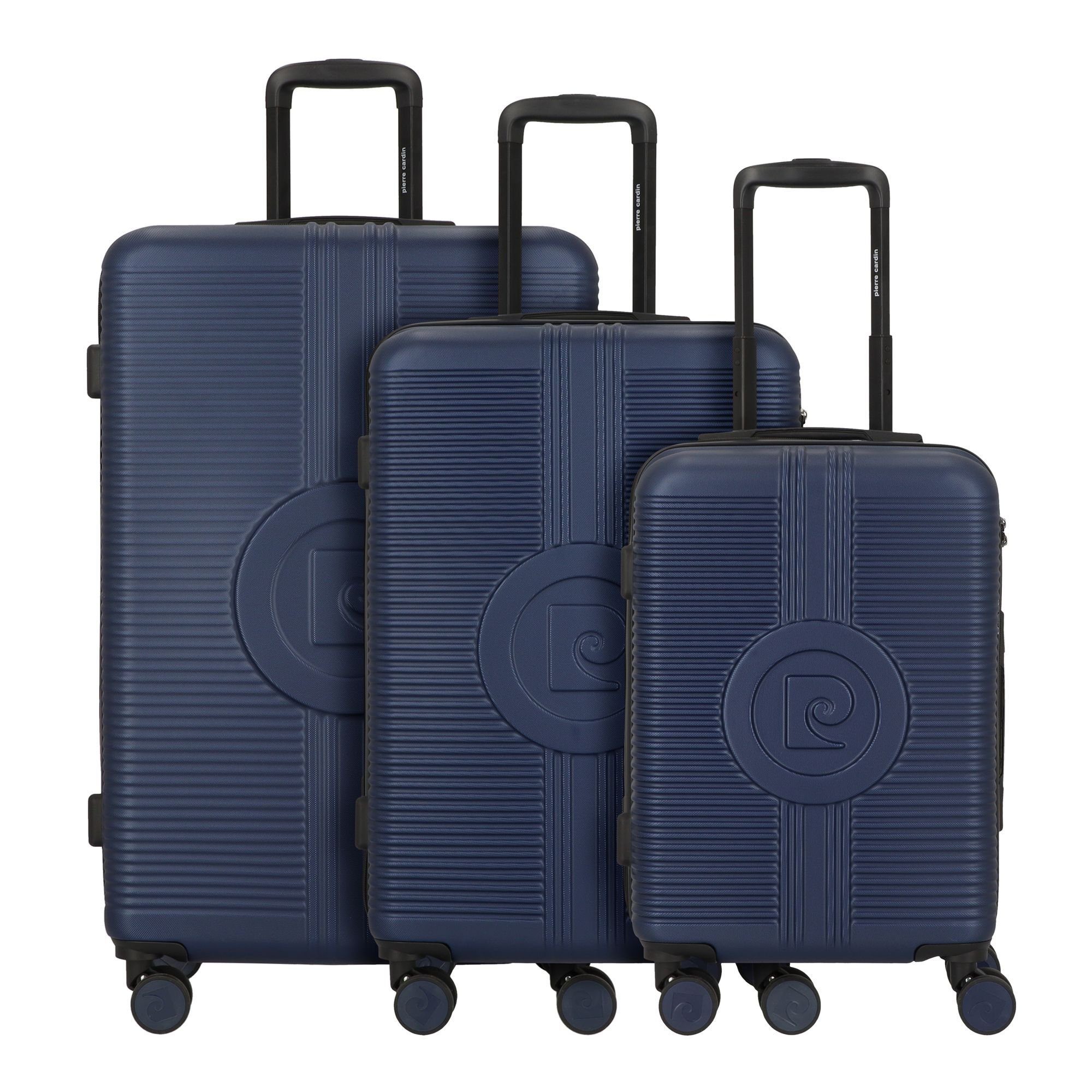 Pierre Cardin Trolleyset, 4 Rollen, (3-teilig, 3 tlg), ABS