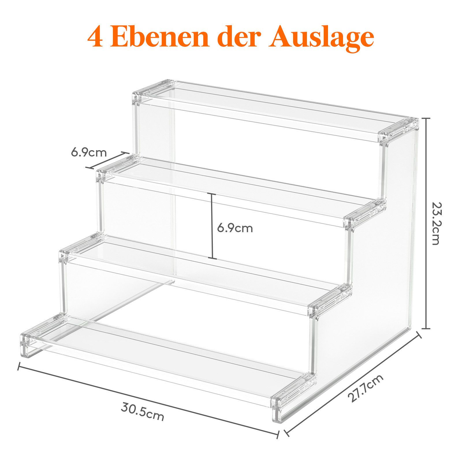 Lifewit Ablageregal Cupcake Display Ständer Kunststoffständer für Muffin Dessert donut, 1-tlg.