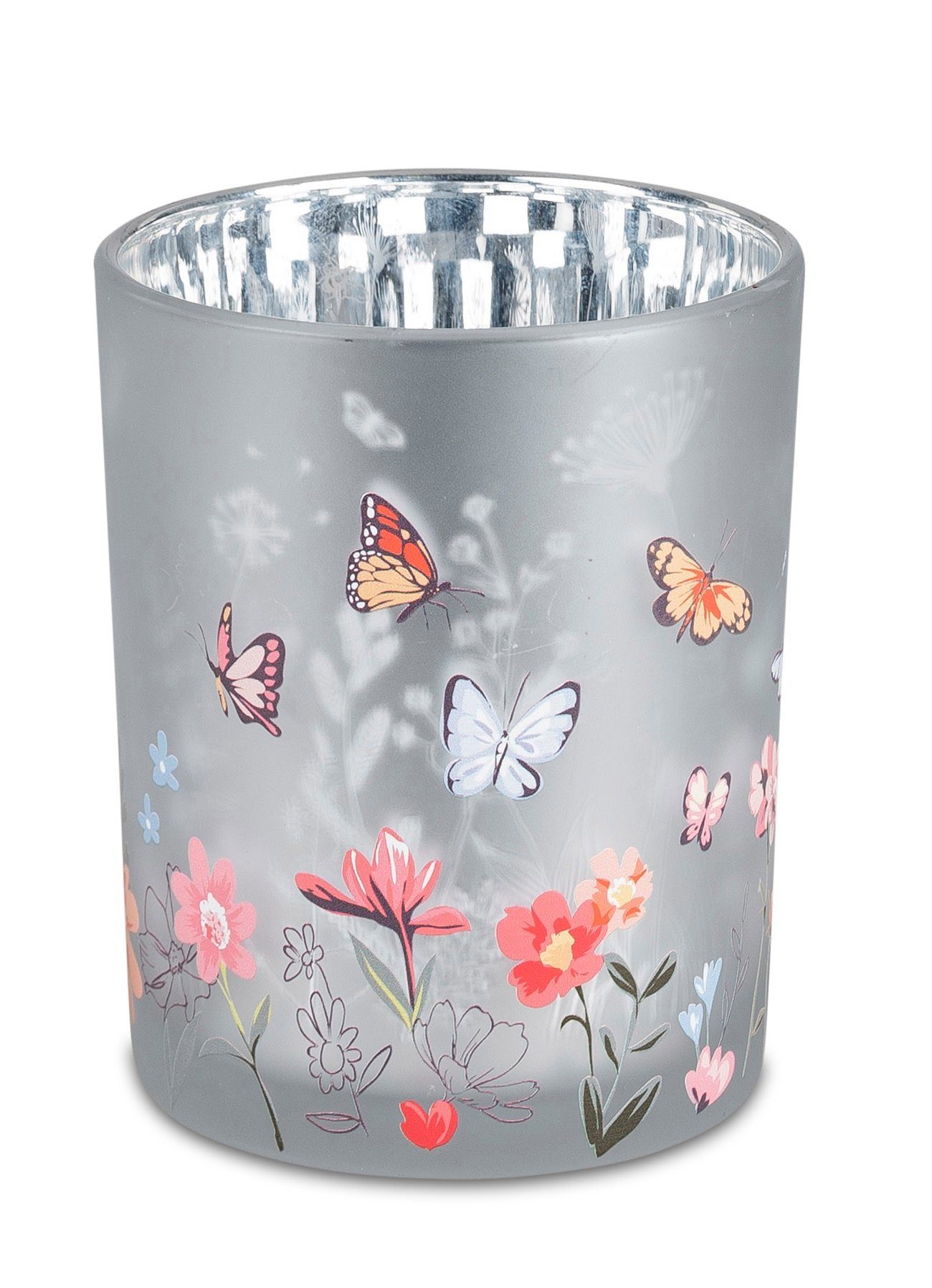 dekojohnson Windlicht dekojohnson schönes Windlicht-Glas modern dekorativer Teelichthalter