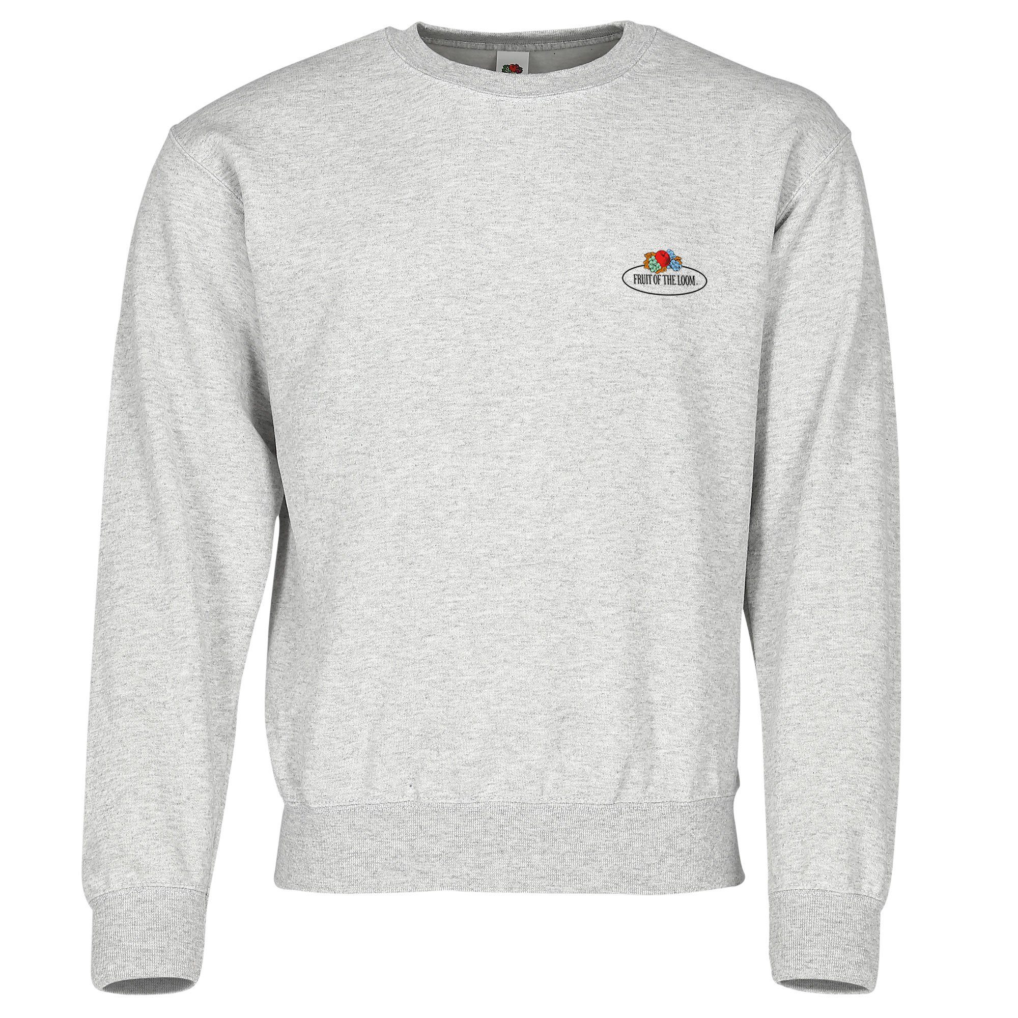 of Fruit the Loom mit graumeliert Sweatshirt Sweatshirt Vintage-Logo