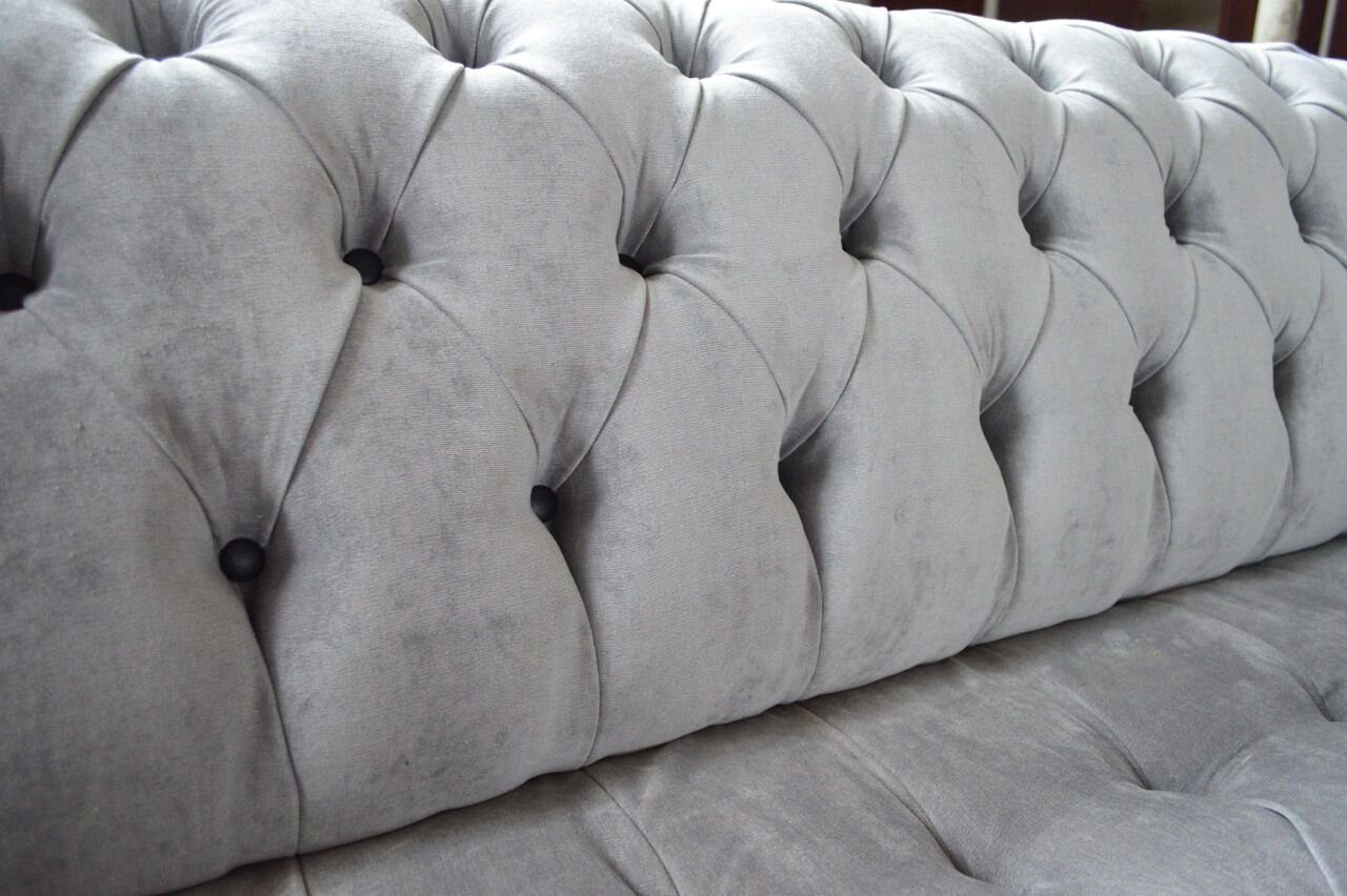 Sofa Design Sitzer Couch JVmoebel Chesterfield-Sofa, Sofa 3 cm Chesterfield 225