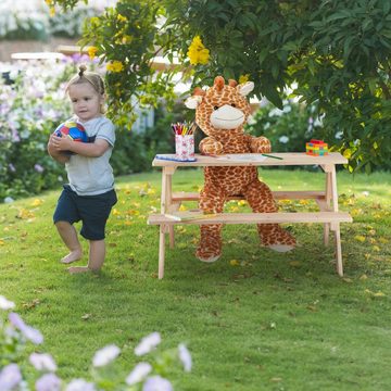 relaxdays Kindersitzgruppe Kindersitzgruppe Holz