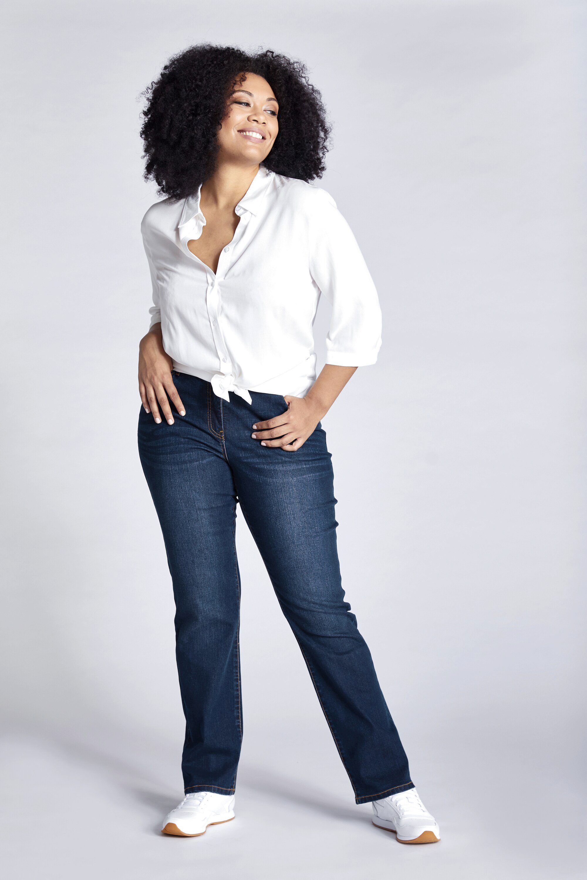 Ulla Popken Funktionshose Jeans Mandy gerade günstig online kaufen