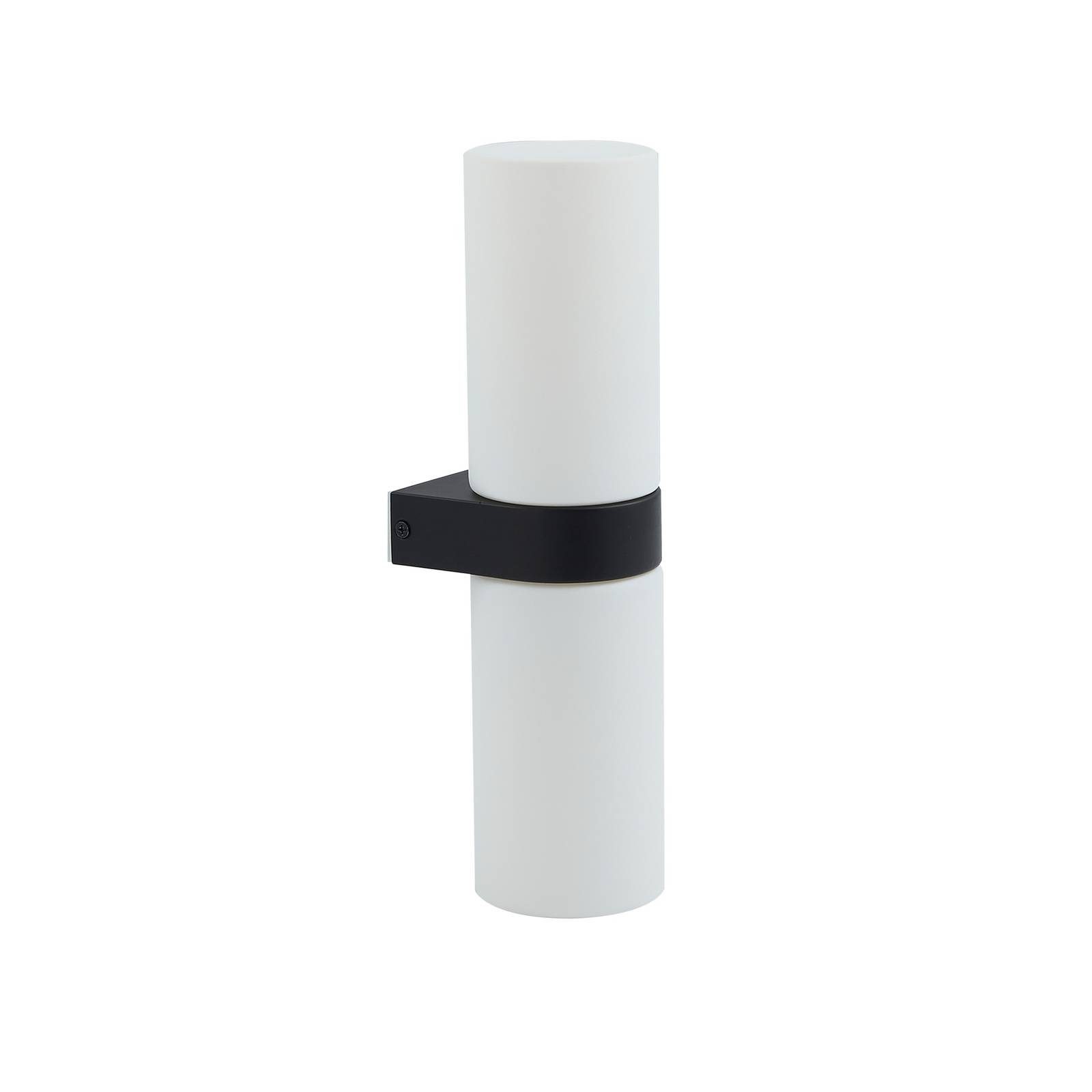 Lucande Wandleuchte Basolo, Weiß IP44, 2 x 10 W LED
