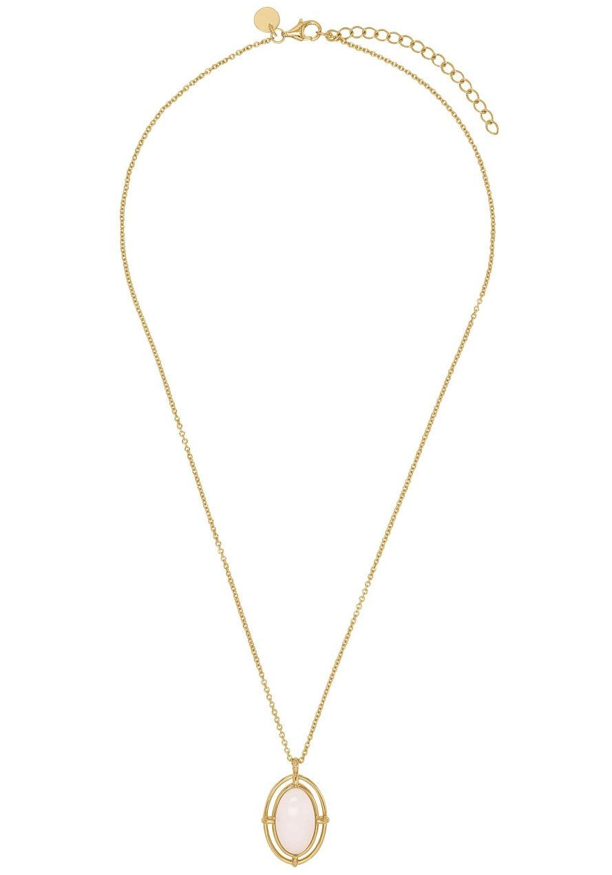 Noelani Kette mit Anhänger Amulett, 2036986, mit Achat