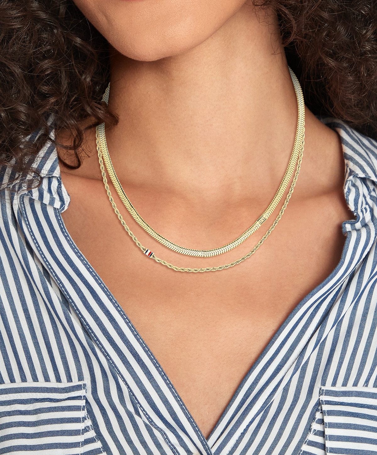 Tommy Hilfiger Edelstahlkette LAYERED SET günstig online kaufen