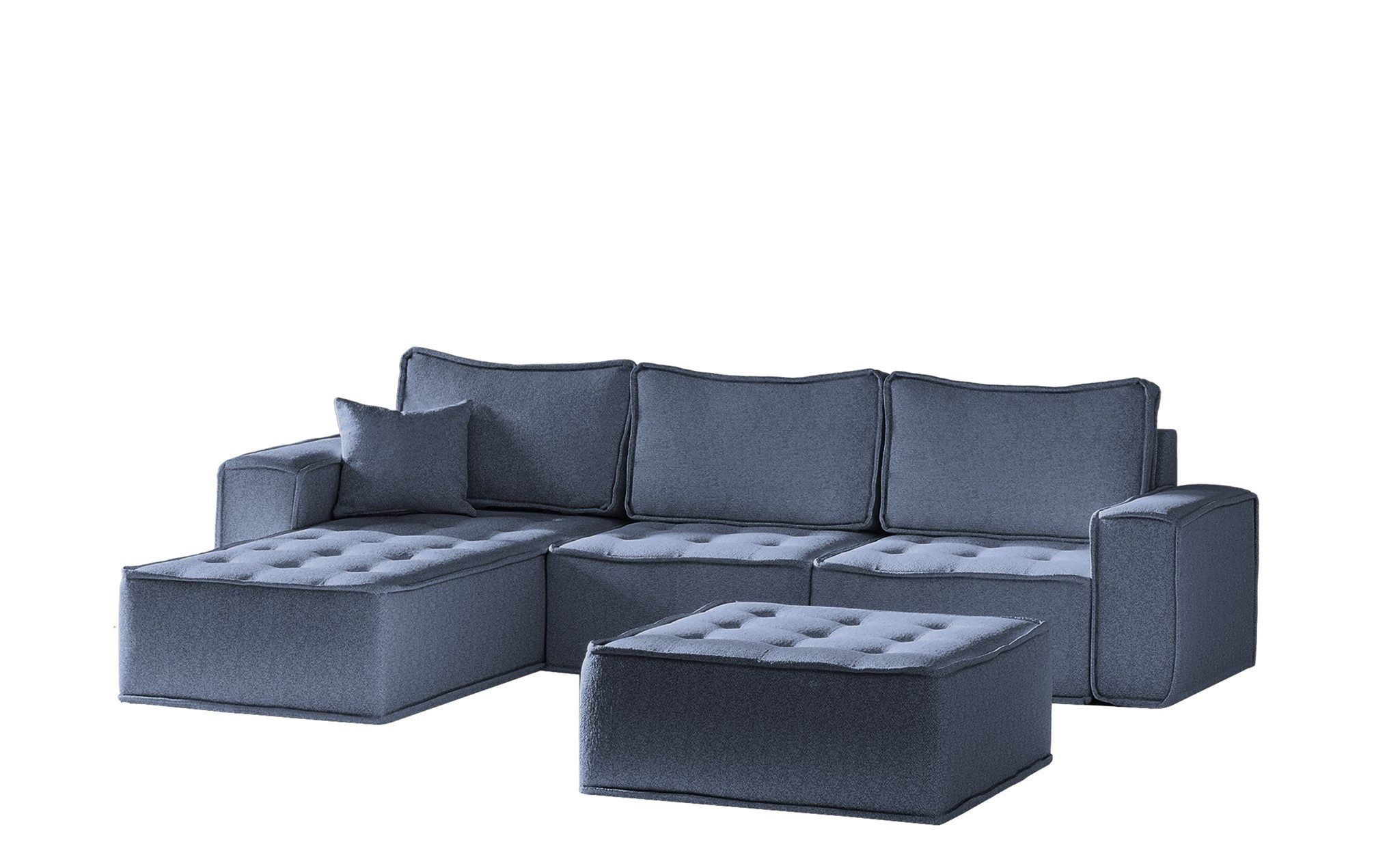 Ecksofa Modulsofa 4-teilig SANDE in Stoff