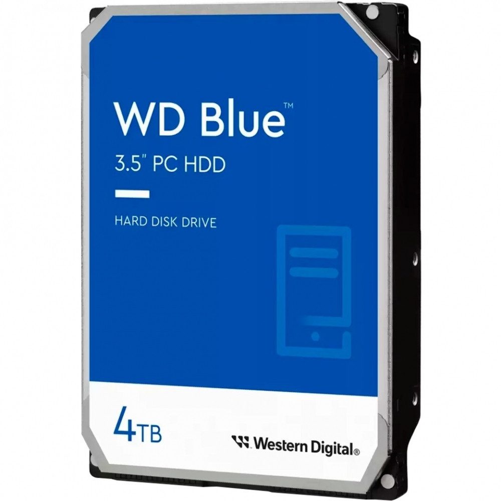 WD Blue 4 TB Festplatte, SATA 6 Gb/s, 3,5". HDD-Festplatte