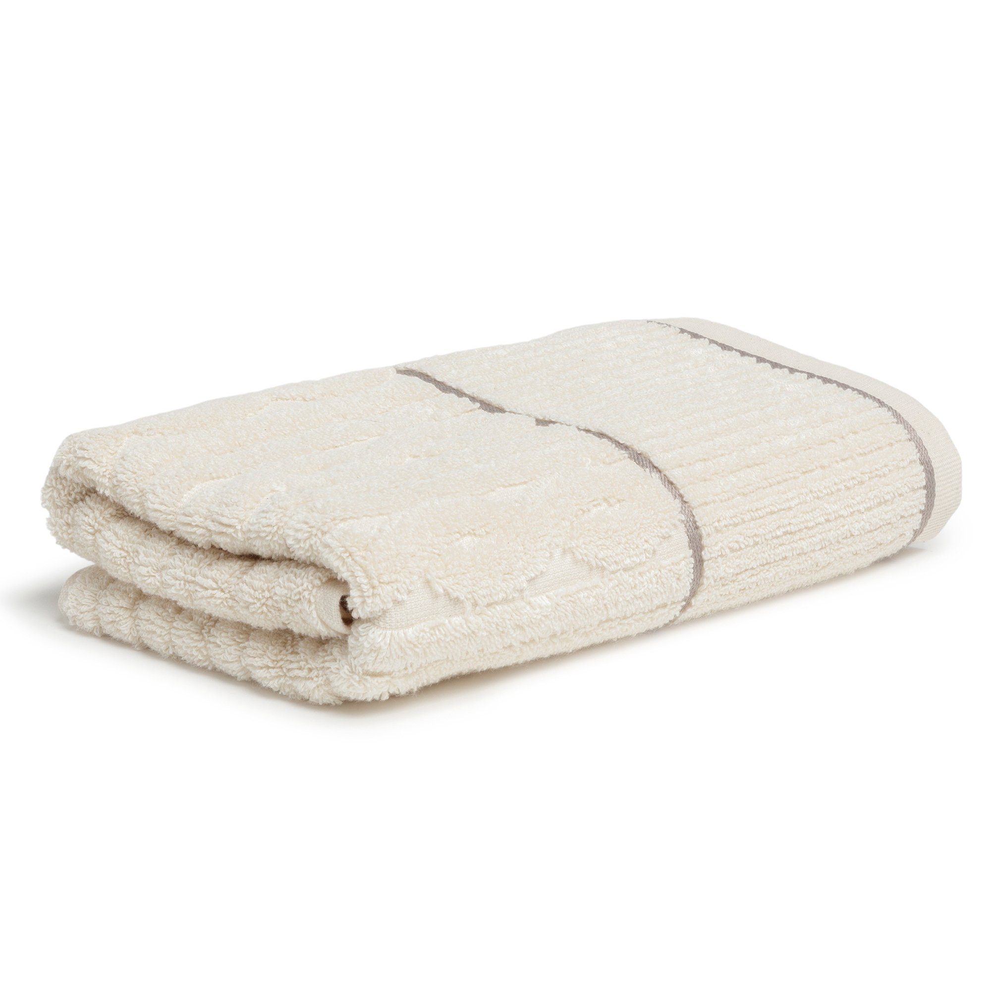 Cosy Baumwolle, für Hoch-Tief-Struktur Knits Zopf außergewöhnlichen Möve allover, Look 100% Handtücher