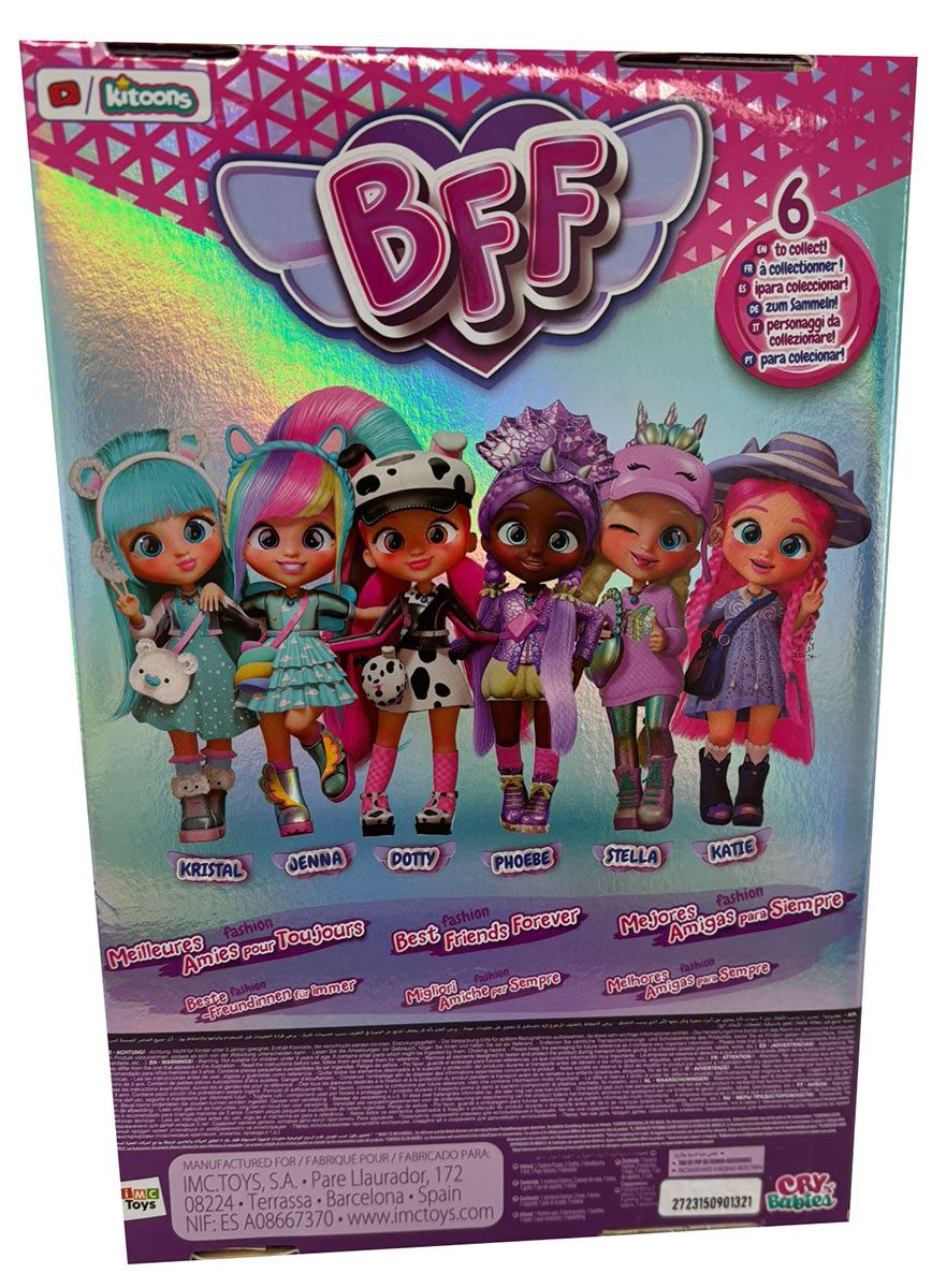 Cry Babies Stehpuppe Best Friend Forever Cry Babies Puppe Stella Zöpfe Pupp günstig online kaufen