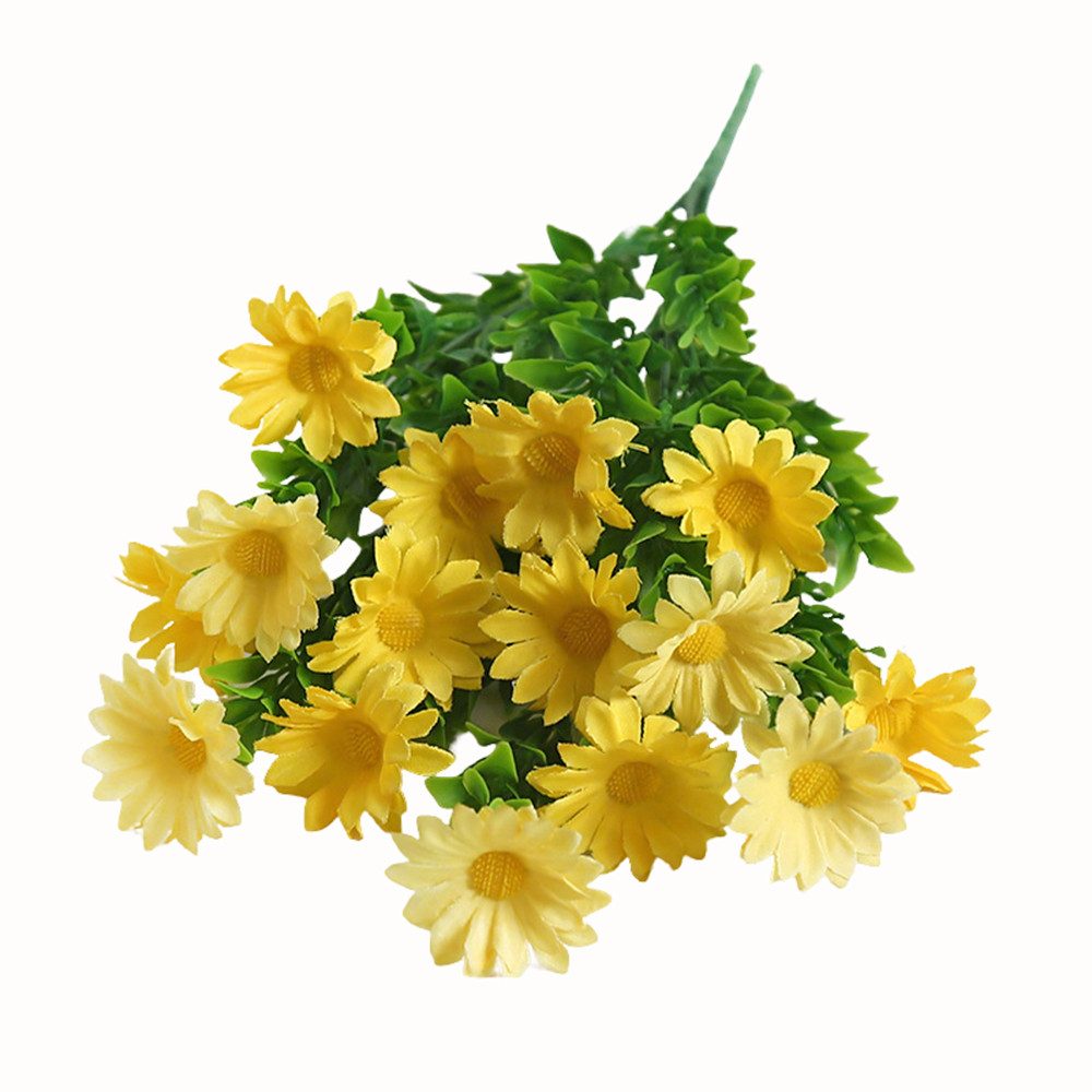 Kunstblume Kunstblumen wie Echt, Künstliche Blumen Balkonpflanzen Outdoor, Agger, Wetterfester Kunstblumenstrauß UV-beständig für Balkon & Deko