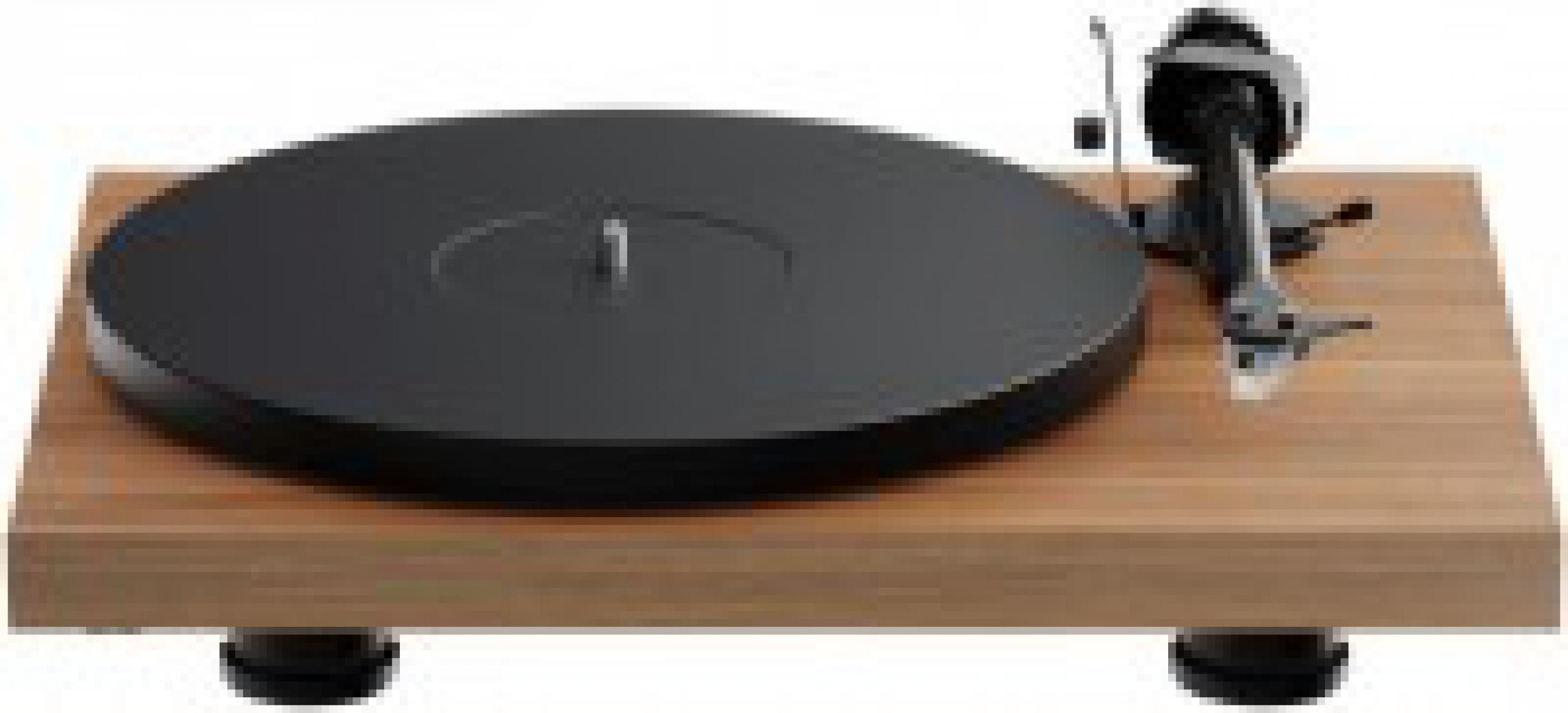 Pro-Ject Debut Evo 2 seidenmatt walnuss Plattenspieler (Riemenantrieb mit elektronischer Drehzahlregelung, keine, Carbon-Alu-Tonarm 8,6?, Alu-Teller mit TPE-Dämpfung)