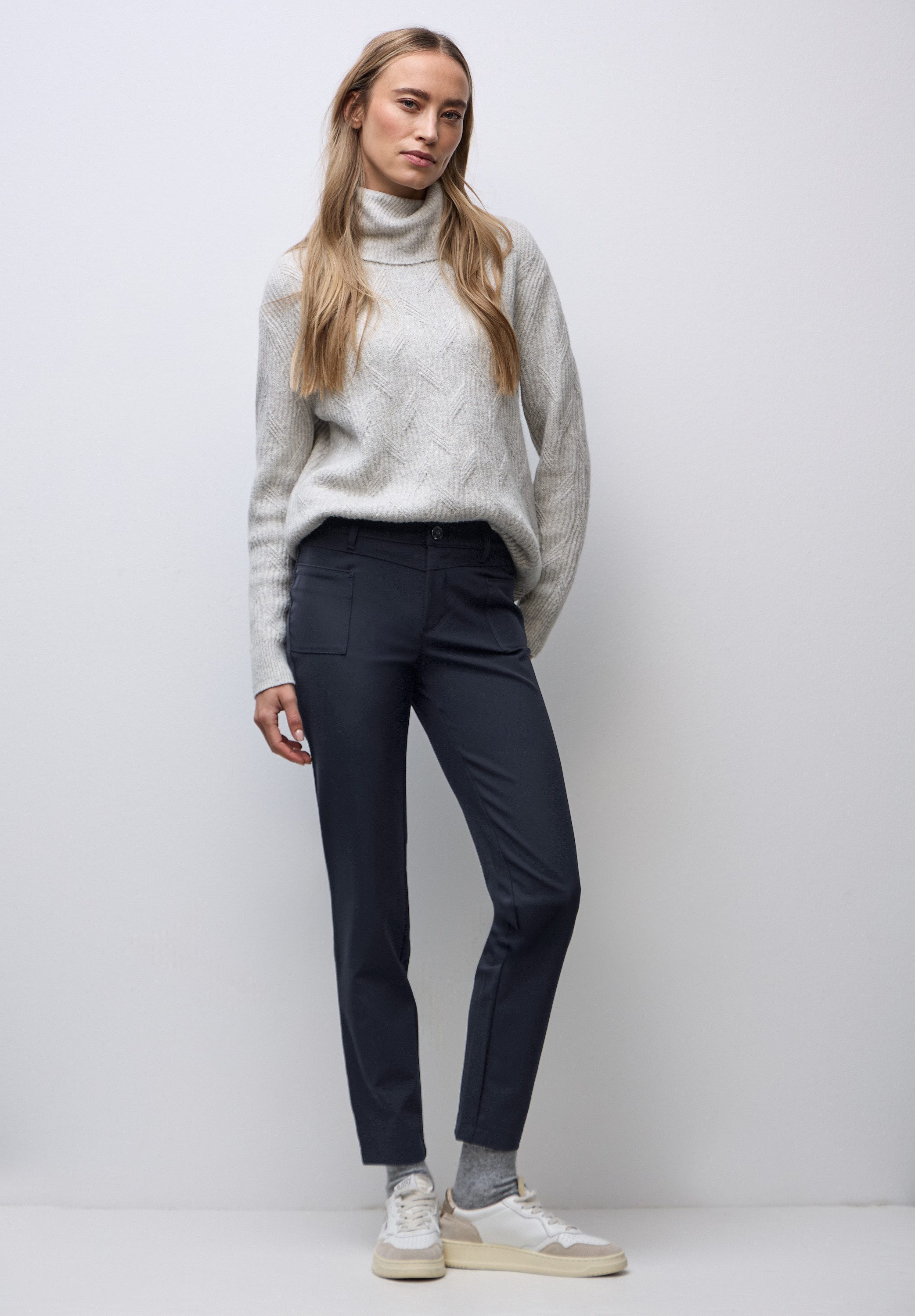 STREET ONE Stoffhose Middle Waist