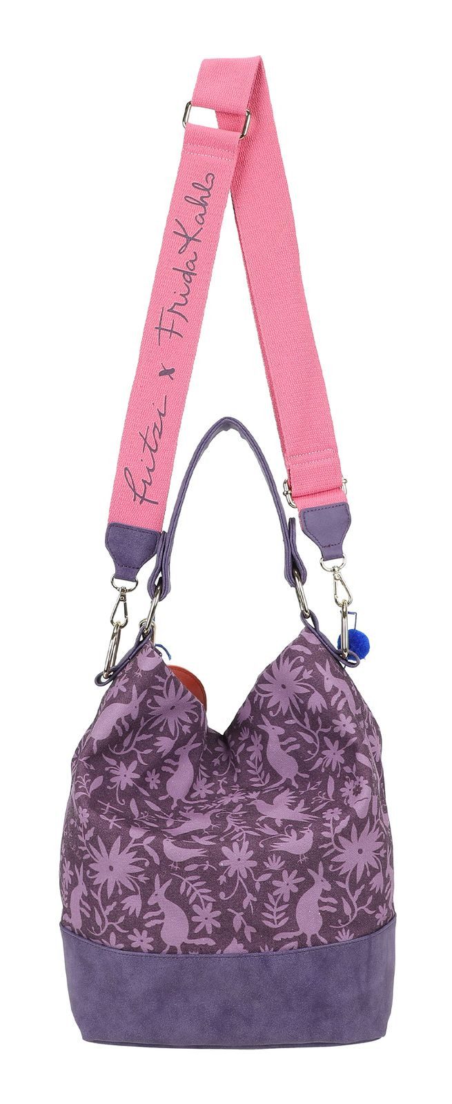 Fritzi aus Preußen Schultertasche Fritzi x Frida Kahlo Limited Canvas Hobo Bag (Set, 2-tlg) – Bild 4 von 5