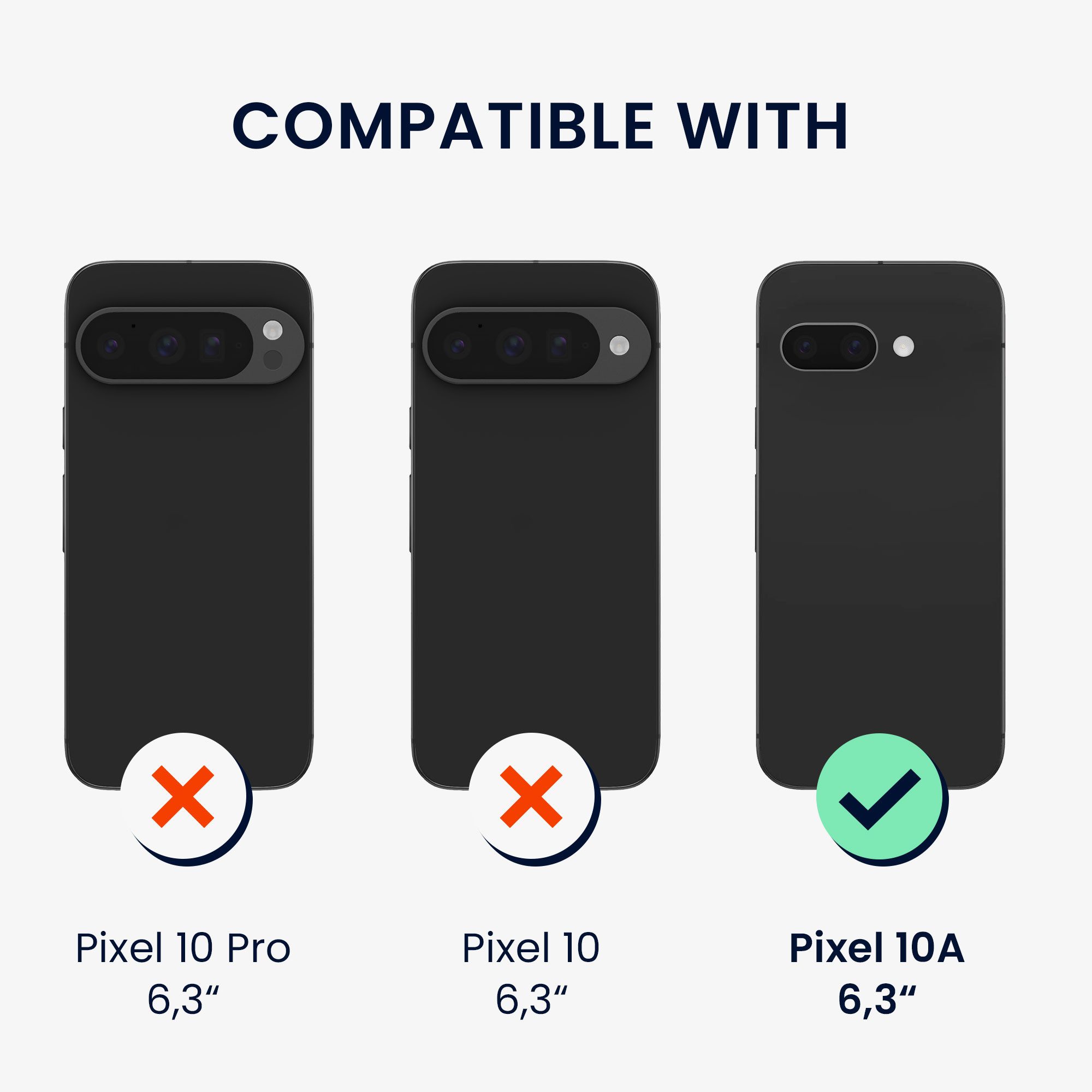 kwmobile Smartphone-Hülle Hülle für Google Pixel 10a Handyhülle - Silikon, Case mit Schutzfolie Blumenblüten und Rosen Design